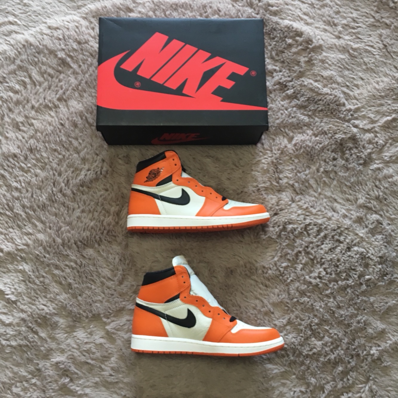 Jordan 1 Retro High OG Reverse Shattered Backboard 착용 스타일