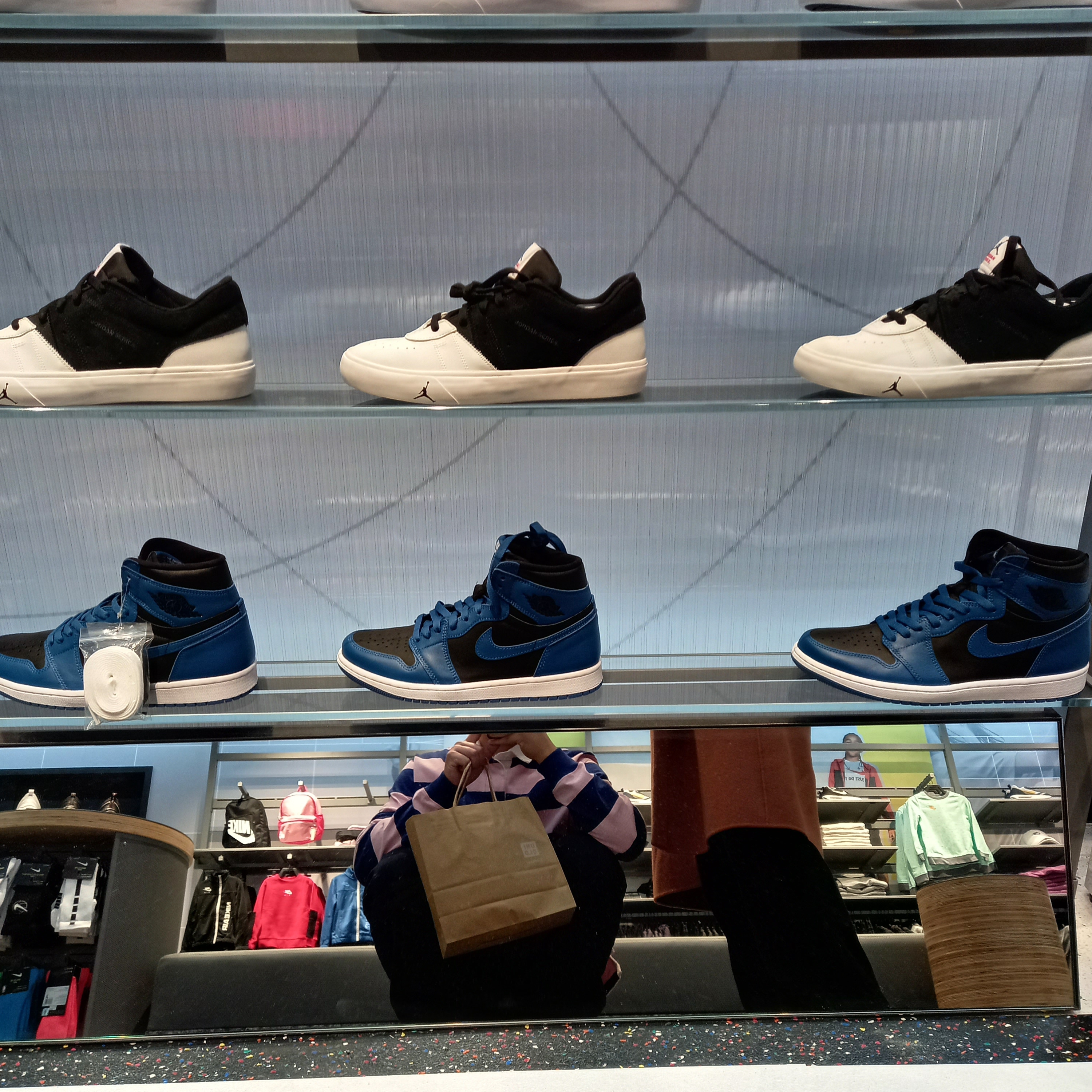 Jordan 1 Retro High OG Dark Marina Blue, (GS) Jordan 1 Retro High OG Dark Marina Blue 착용 스타일