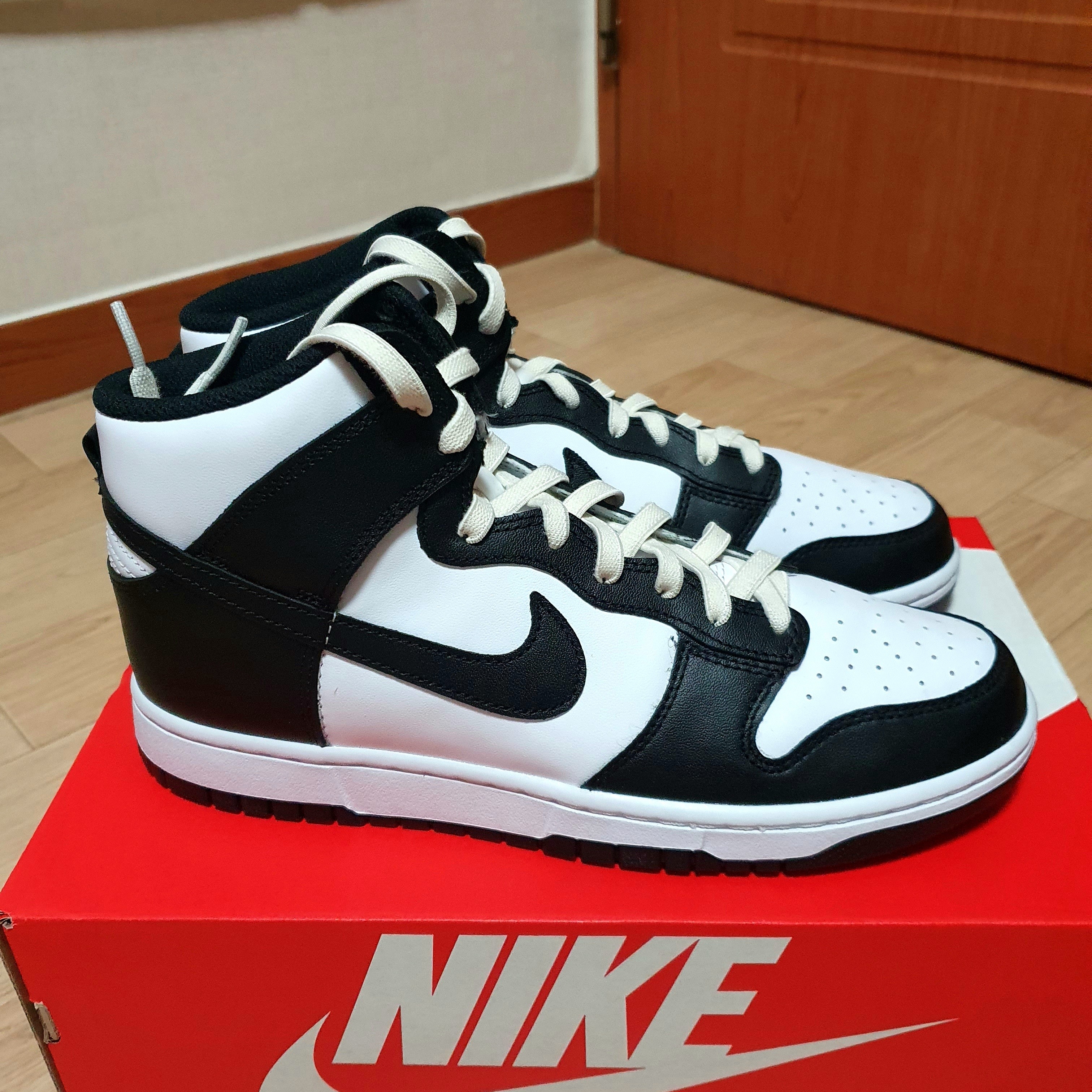 Nike Dunk High Retro Championship White 착용 스타일 - 2