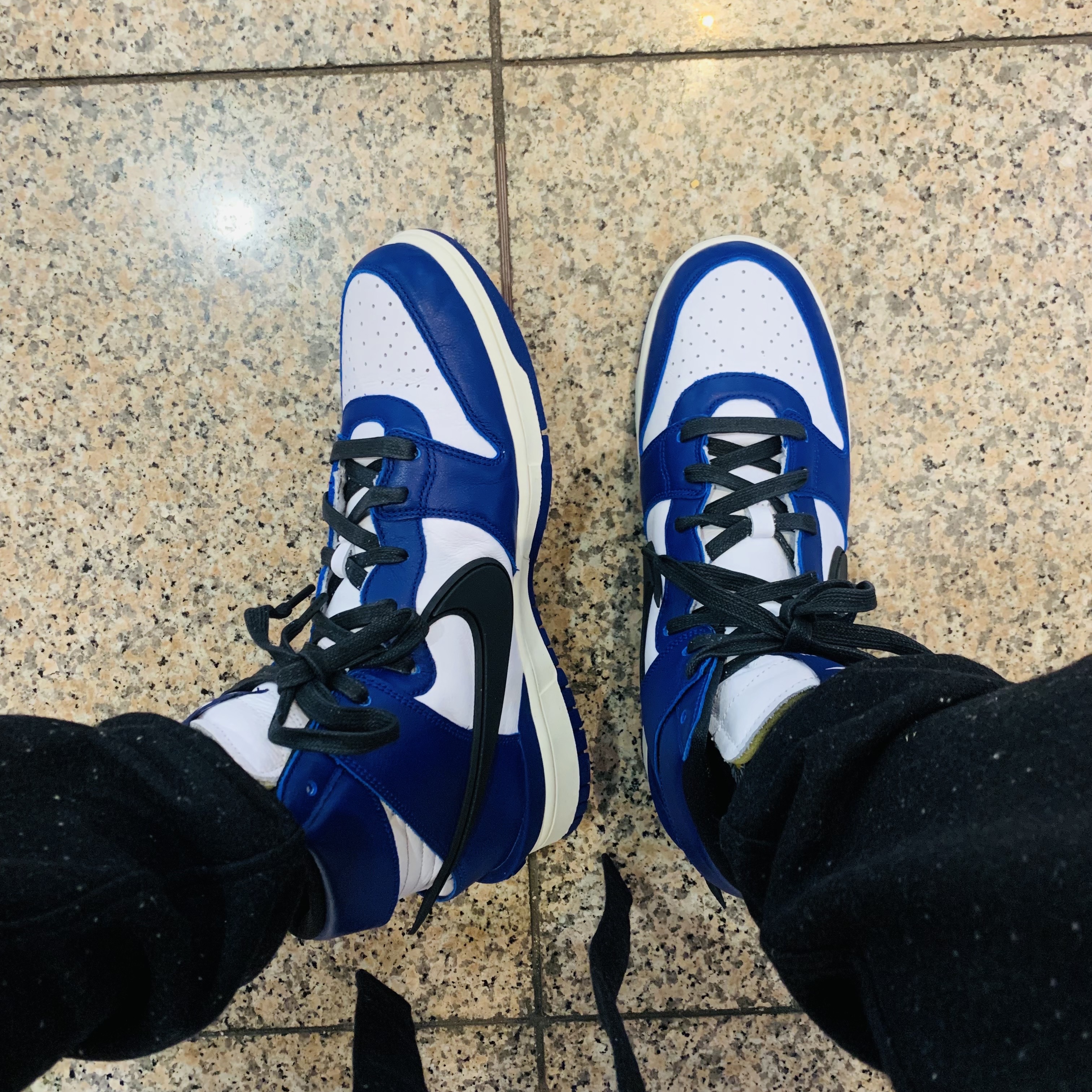 Nike x Ambush Dunk High Deep Royal Blue 착용 스타일 - 2