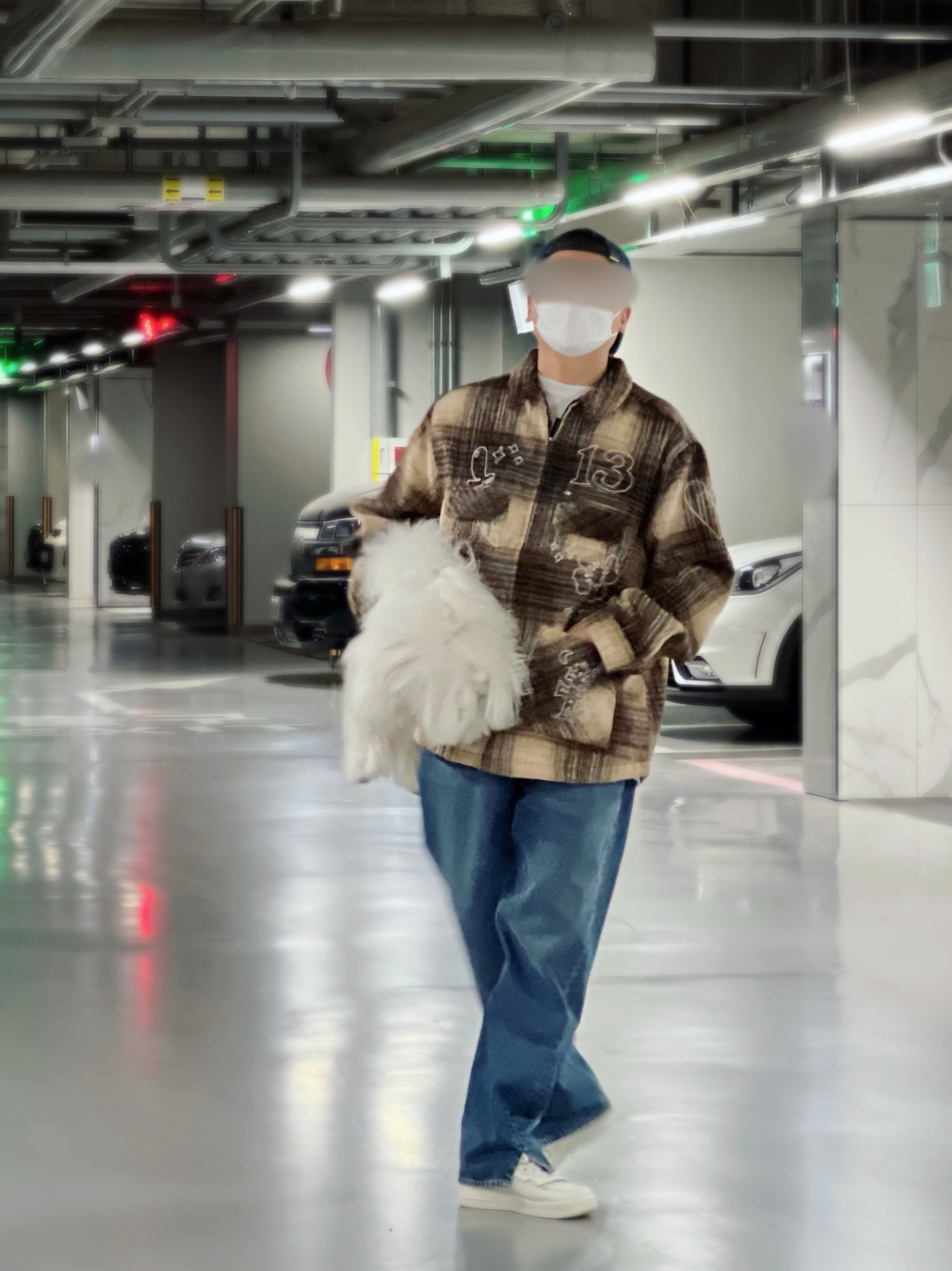 Nike x Comme des Garcons Homme Plus Air Force Mid White 착용 스타일 - 3