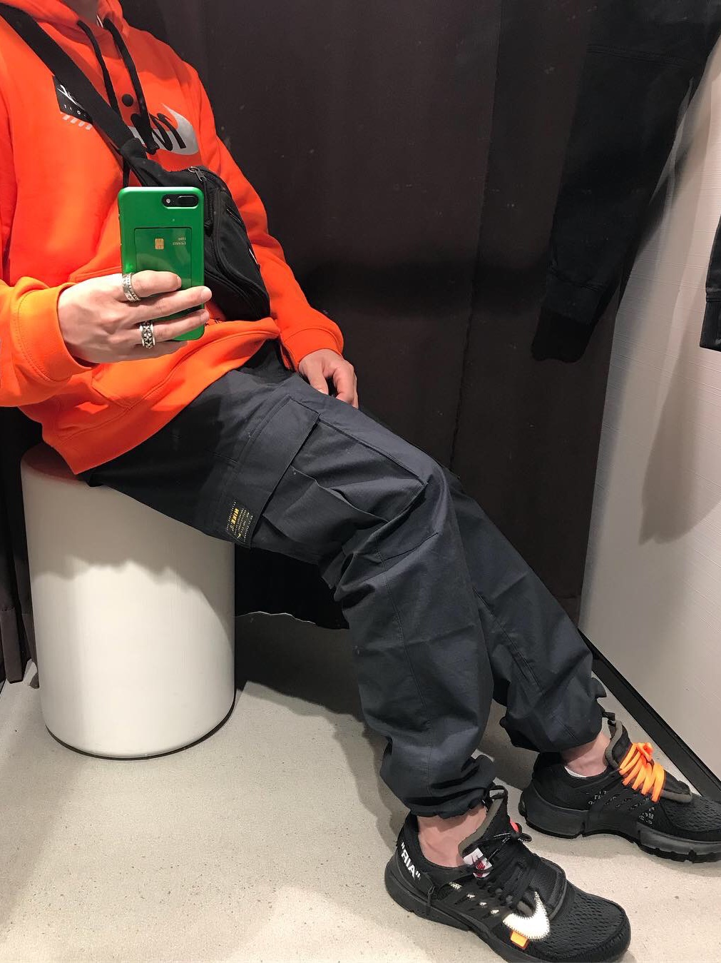 Nike x Off-White Air Presto Black 착용 스타일