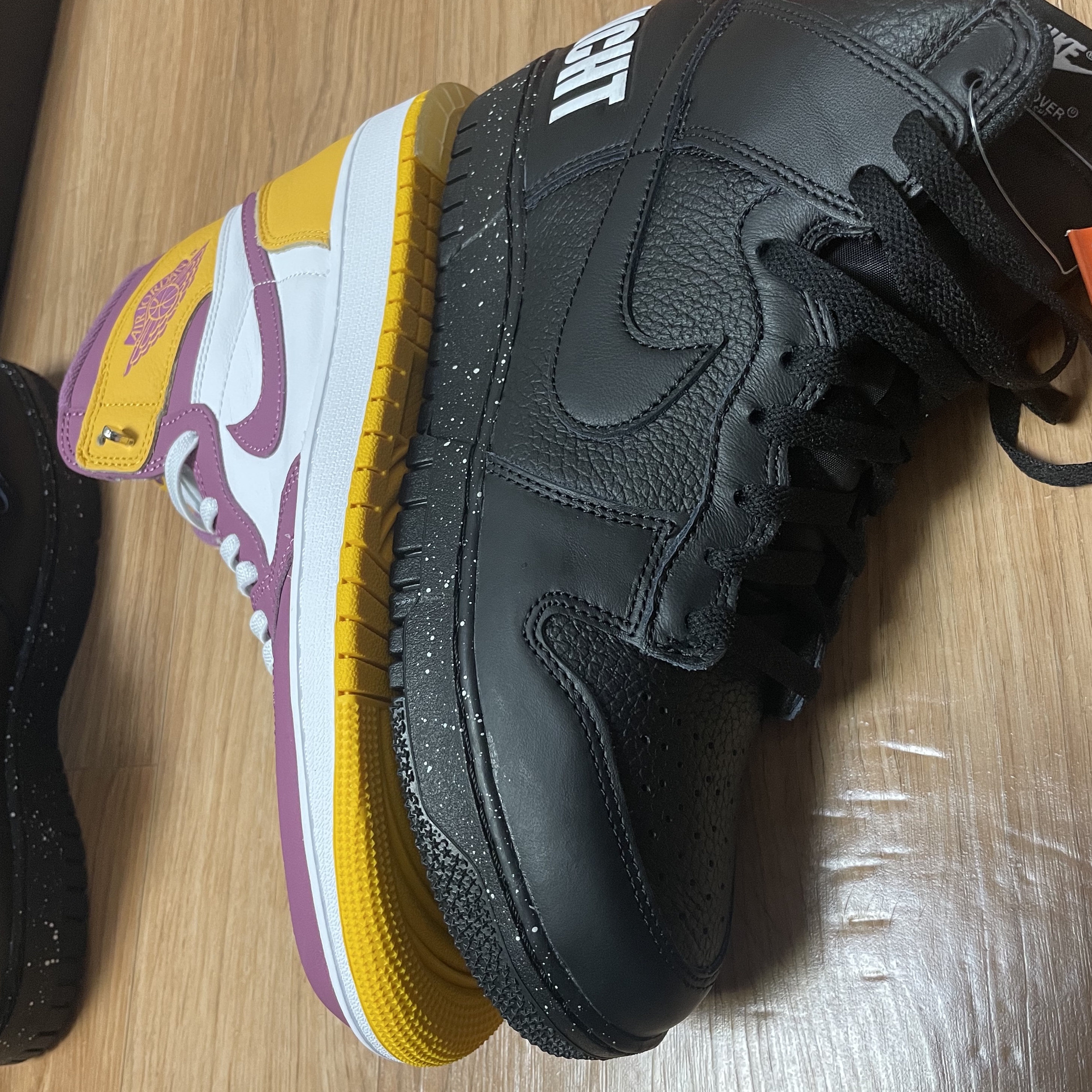 Nike x Undercover Dunk High 1985 Black 착용 스타일 - 2