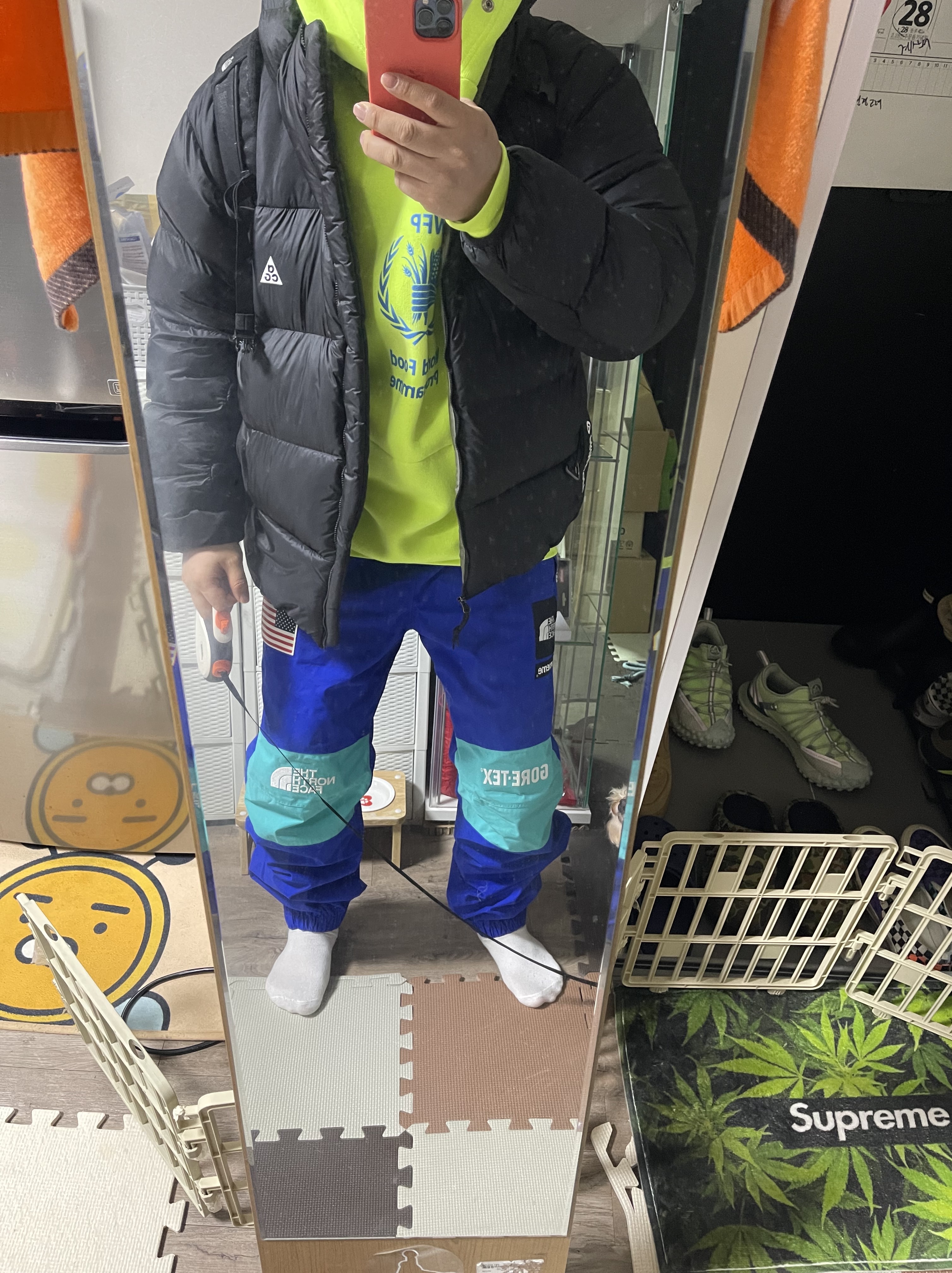 Nike ACG Therma-Fit ADV Lunar Lake Puffer Jacket Black - US/EU 착용 스타일