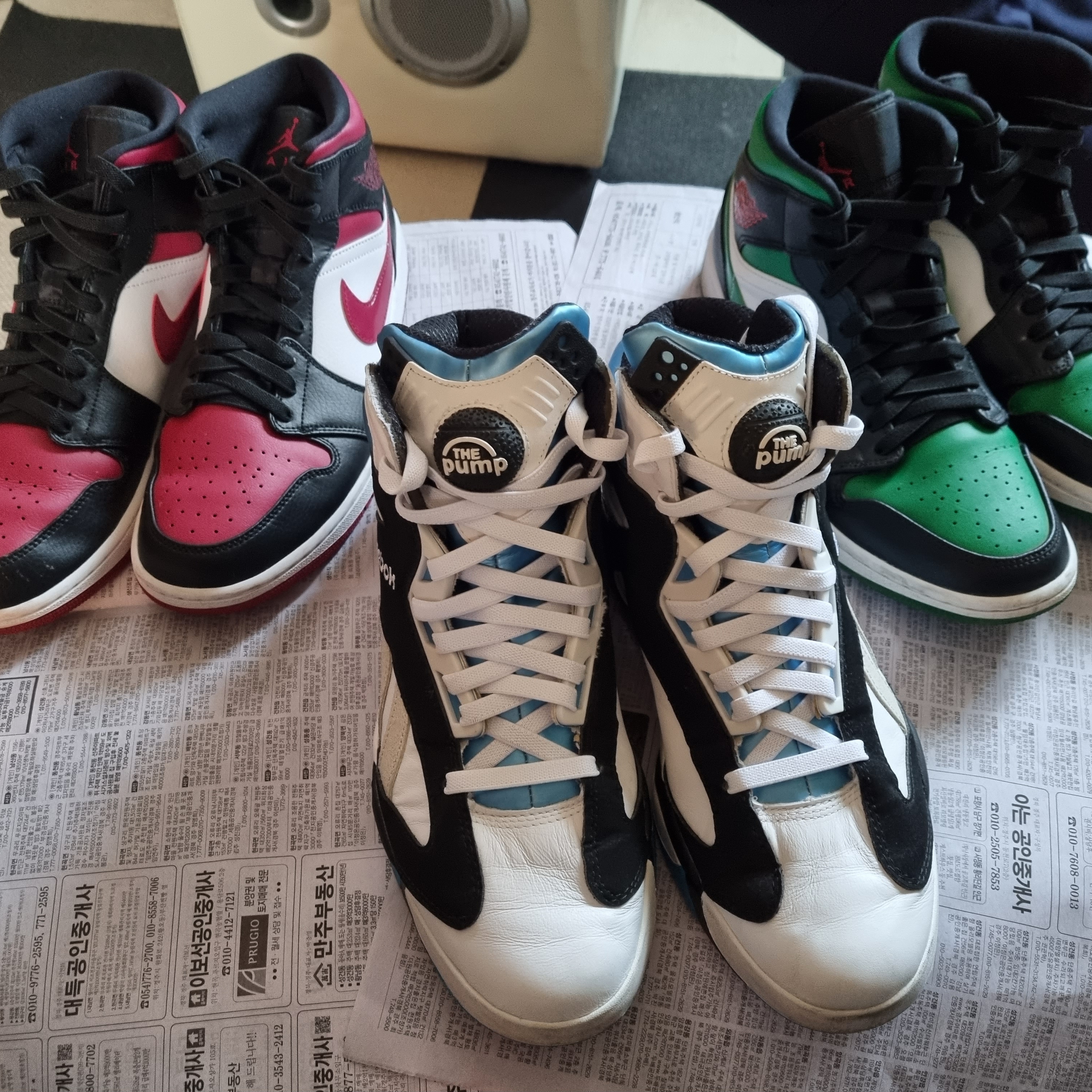 Nike Air Force 1 Mid '07 White, Nike Air Force 1 Mid QS NYC White Midnight Navy 착용 스타일 - 2