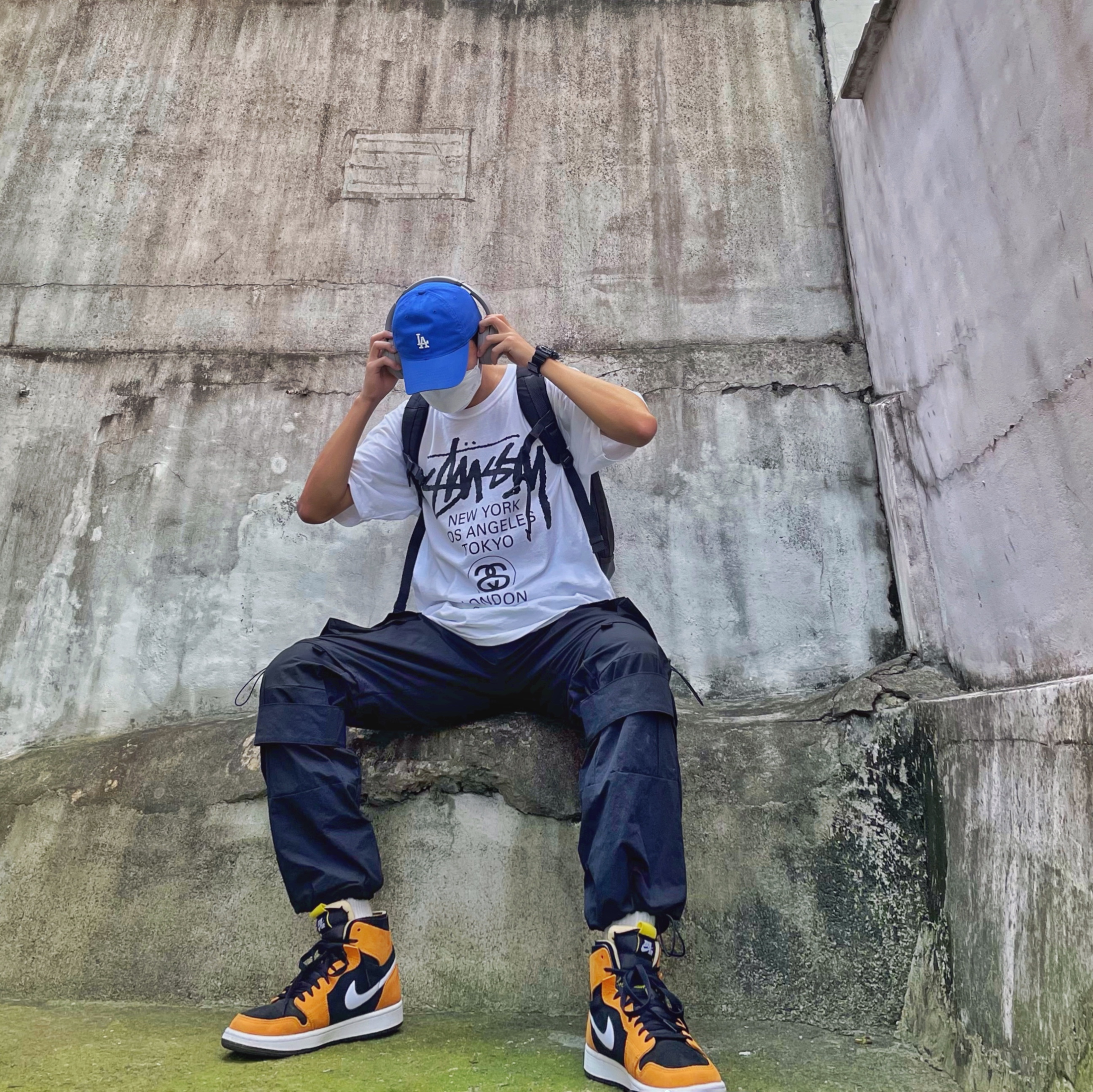 Jordan 1 Zoom Air CMFT Monarch Orange 착용 스타일