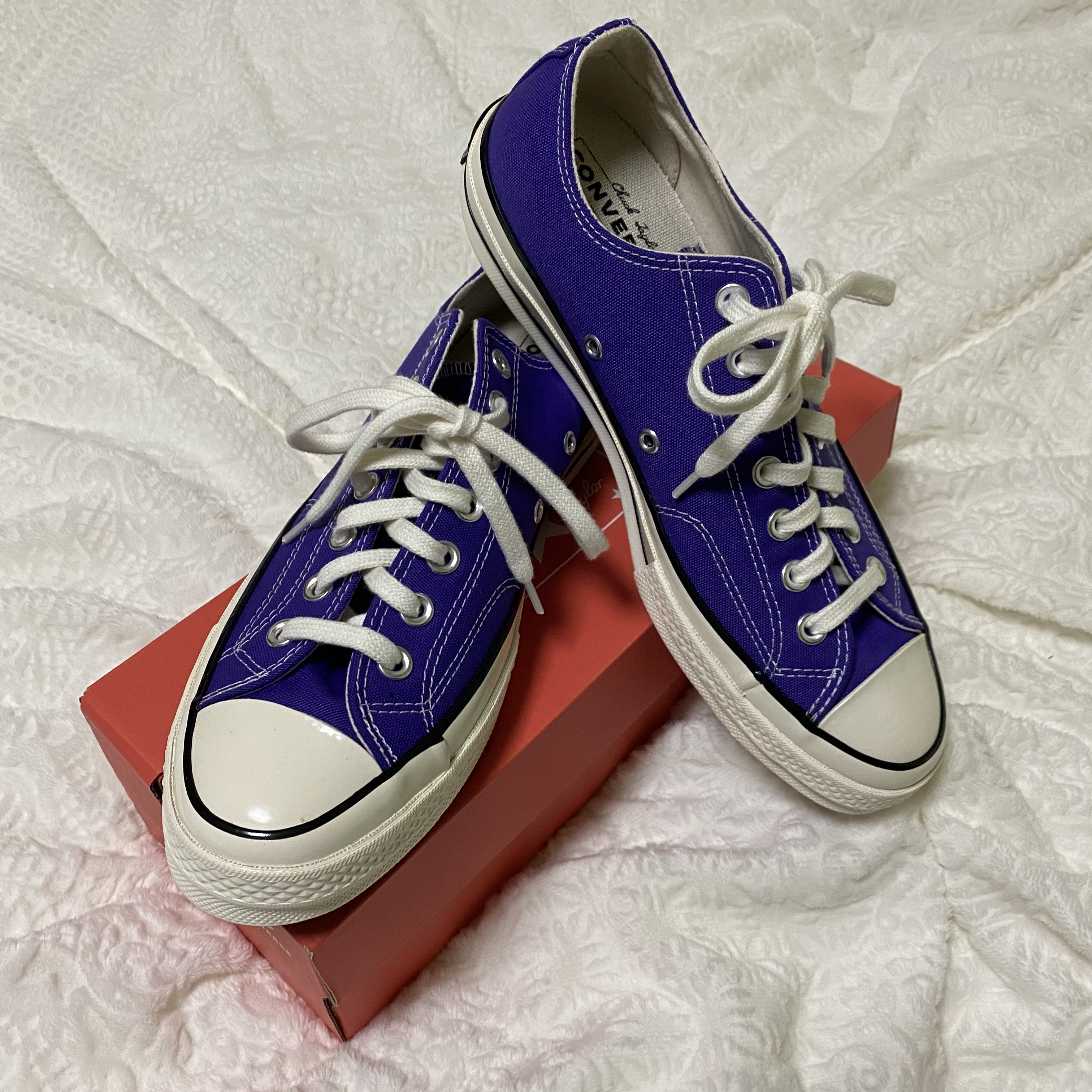 Converse Chuck 70 Ox Candy Grape, Converse Chuck 70 High Candy Grape 착용 스타일