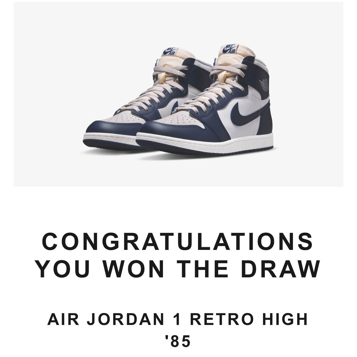 Jordan 1 High 85 College Navy 착용 스타일