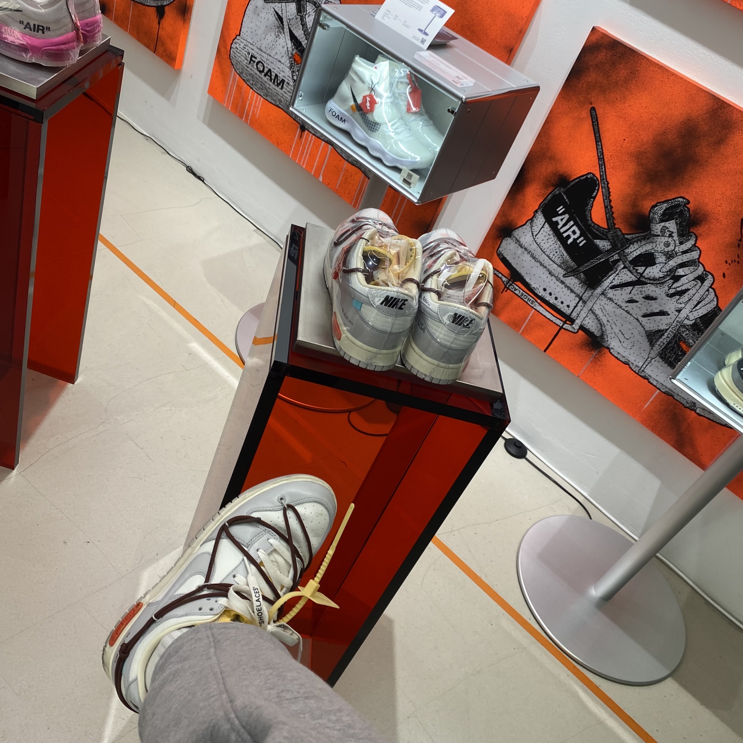 Nike x Off-White Dunk Low The 50 - Lot 46 착용 스타일