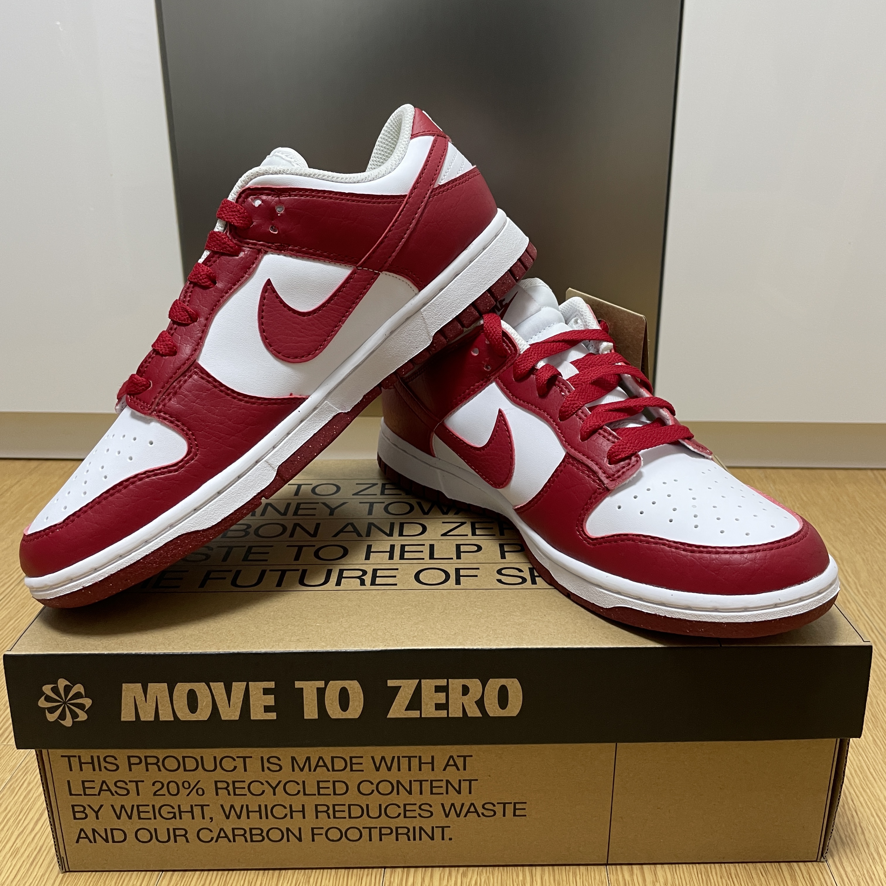 (W) Nike Dunk Low Next Nature Gym Red 착용 스타일