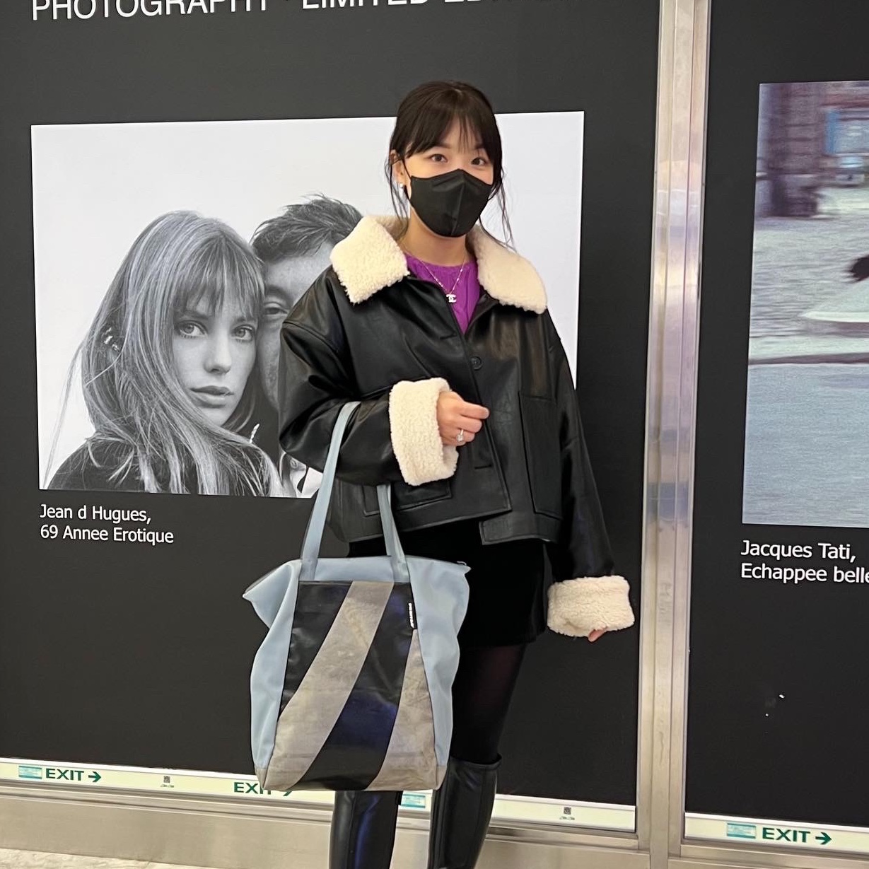 Maison Margiela 5AC Micro Bag Black 착용 스타일 - 5