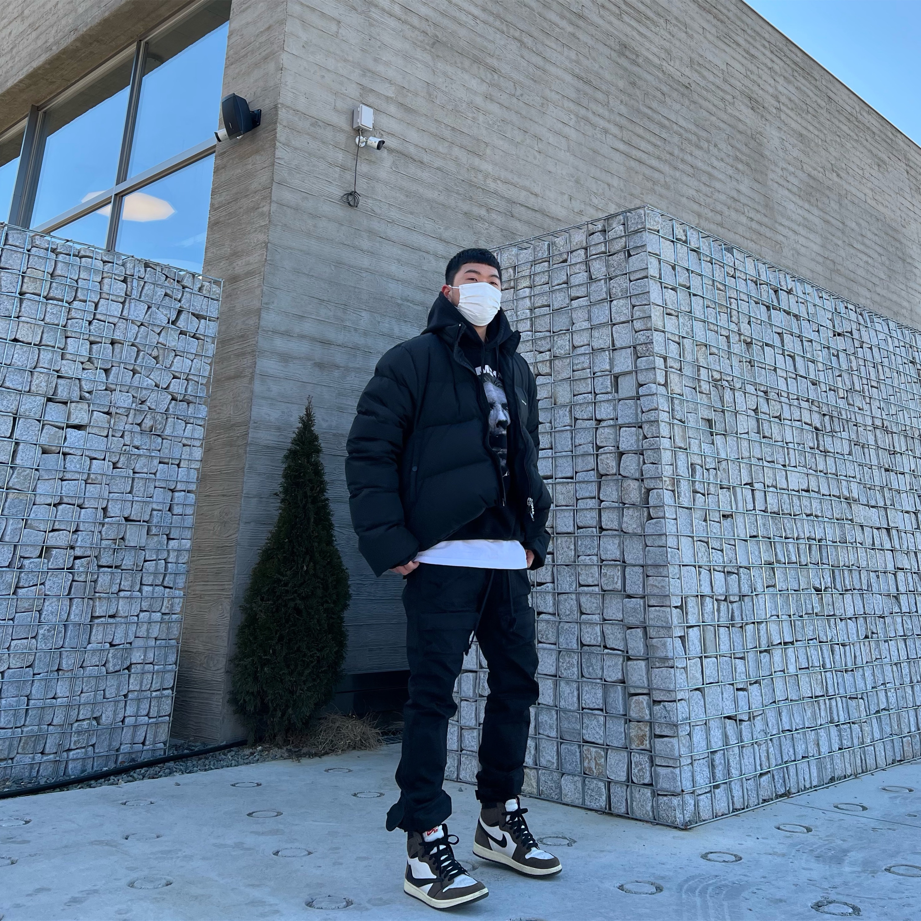 Jordan 1 x Travis Scott Retro High OG SP Mocha 착용 스타일
