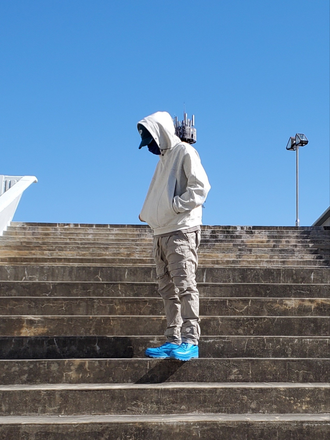 Palace 3D P 6-Panel Teal - 21SS, Converse x Ambush Chuck Taylor All Star Duck Boot Blithe 착용 스타일 - 1
