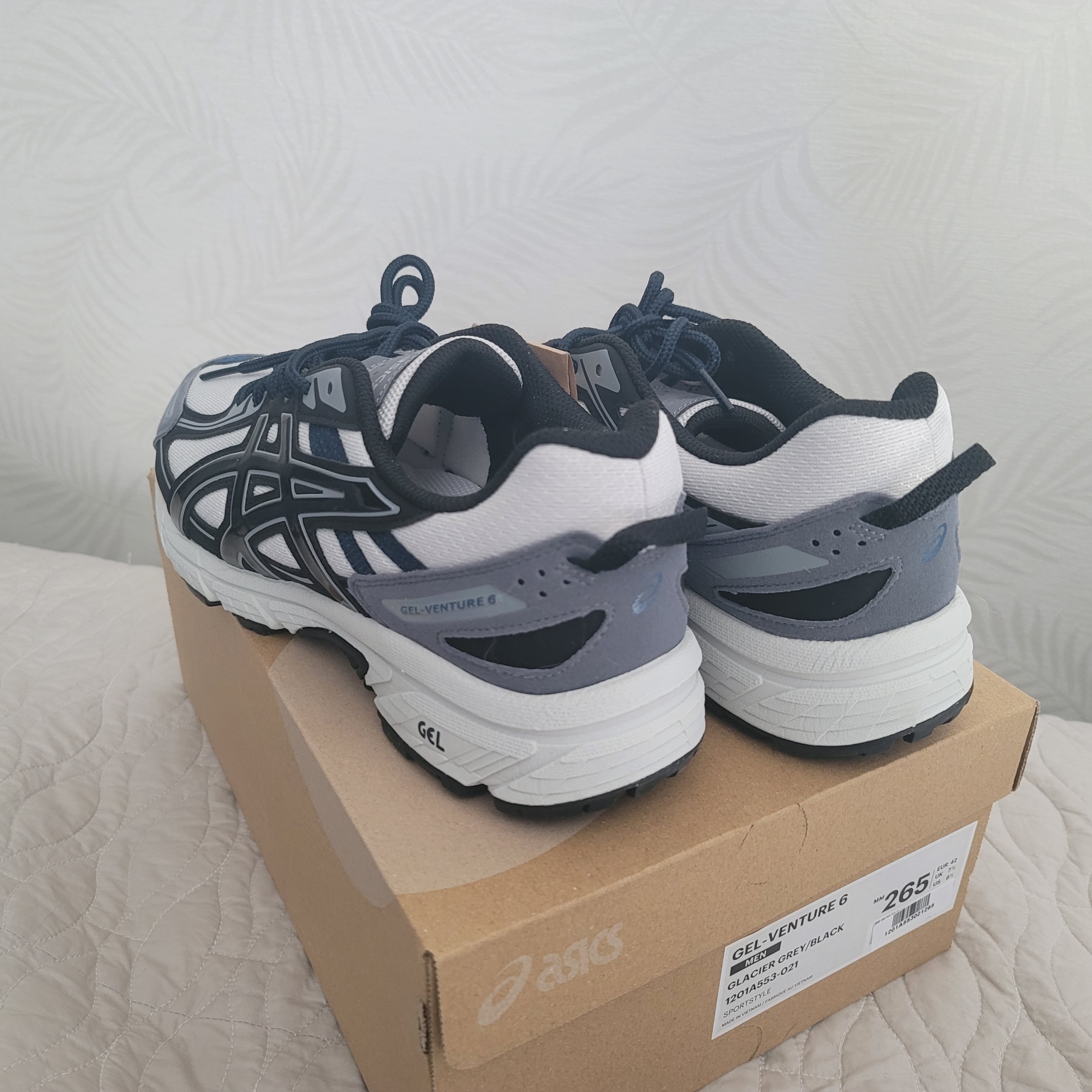 Asics Gel-Venture 6 SPS Glacier Grey 착용 스타일 - 2