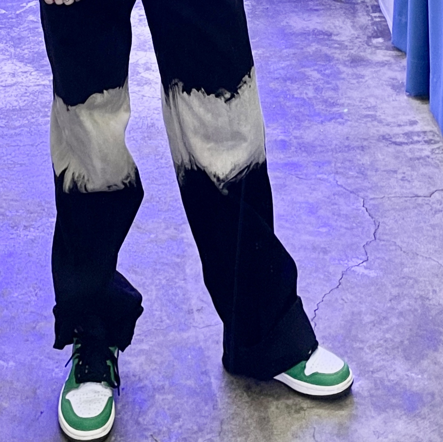 (W) Jordan 1 Retro High OG Lucky Green 착용 스타일 - 3
