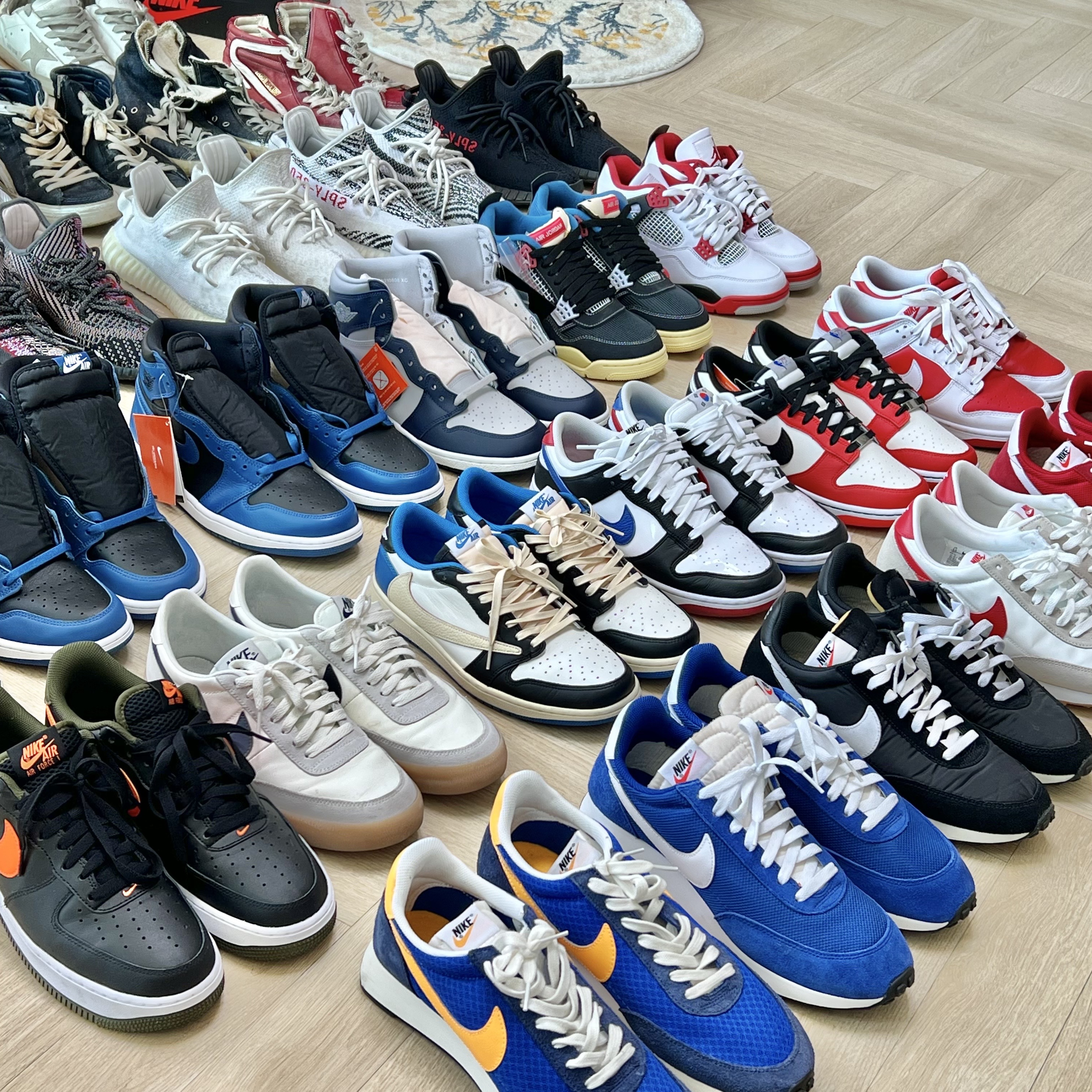 Jordan 4 Retro OG Fire Red 2020, Jordan 4 x Union Retro Off Noir 착용 스타일 - 4