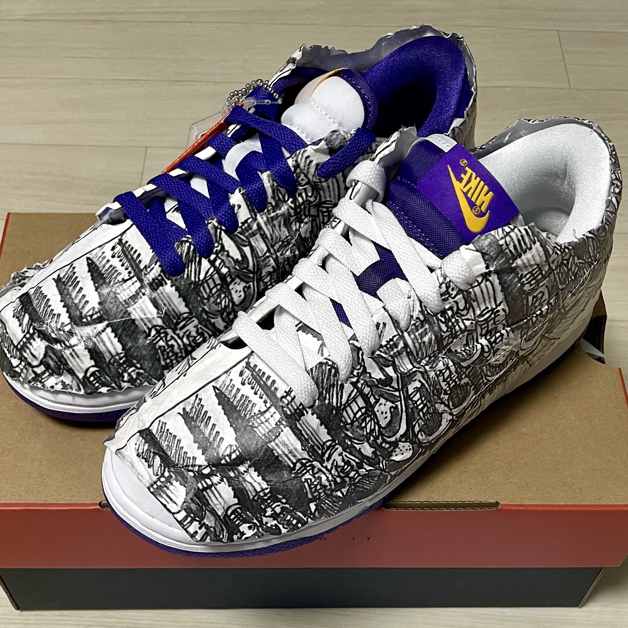(W) Nike Dunk Low SE Flip 착용 스타일