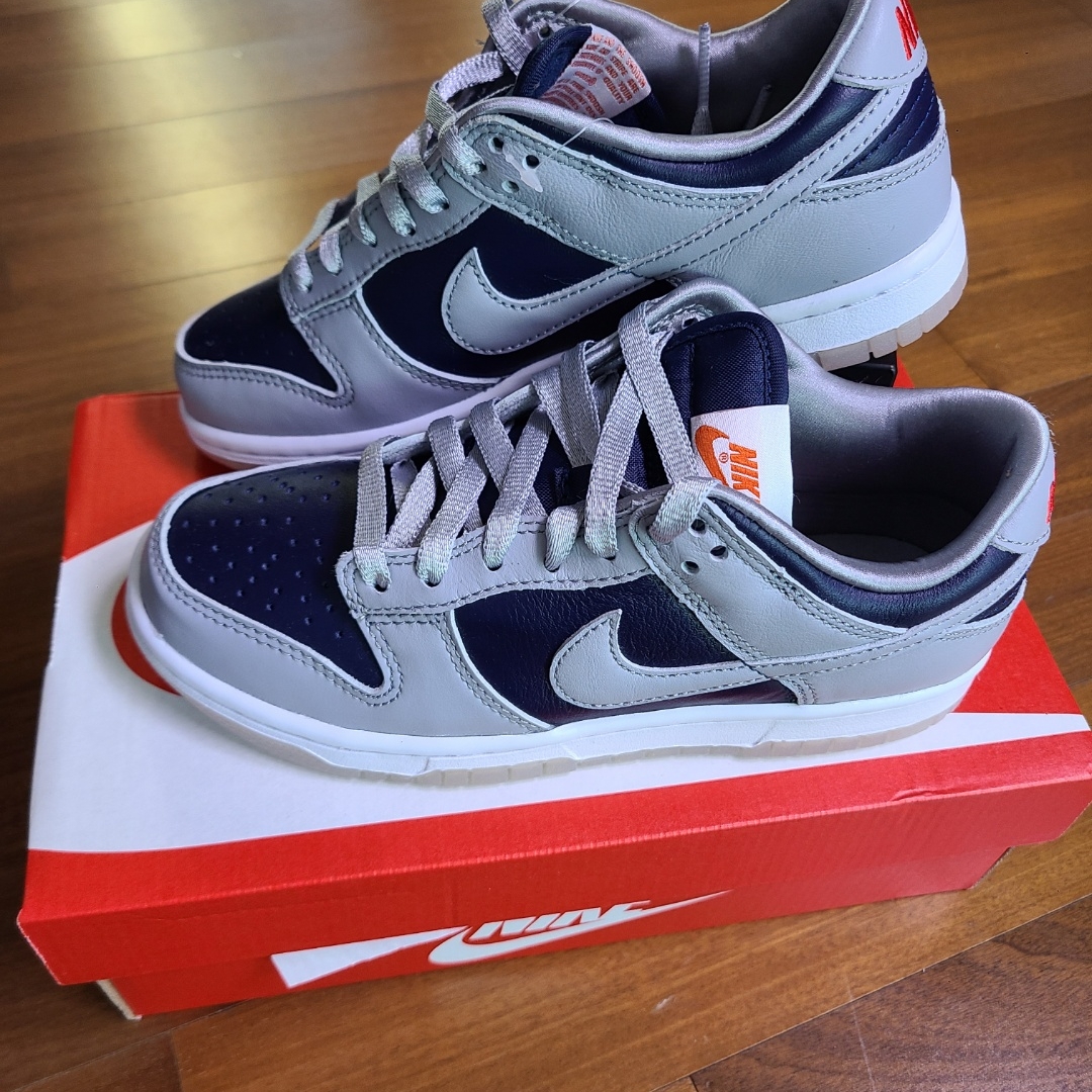 (W) Nike Dunk Low SP College Navy 착용 스타일 - 2