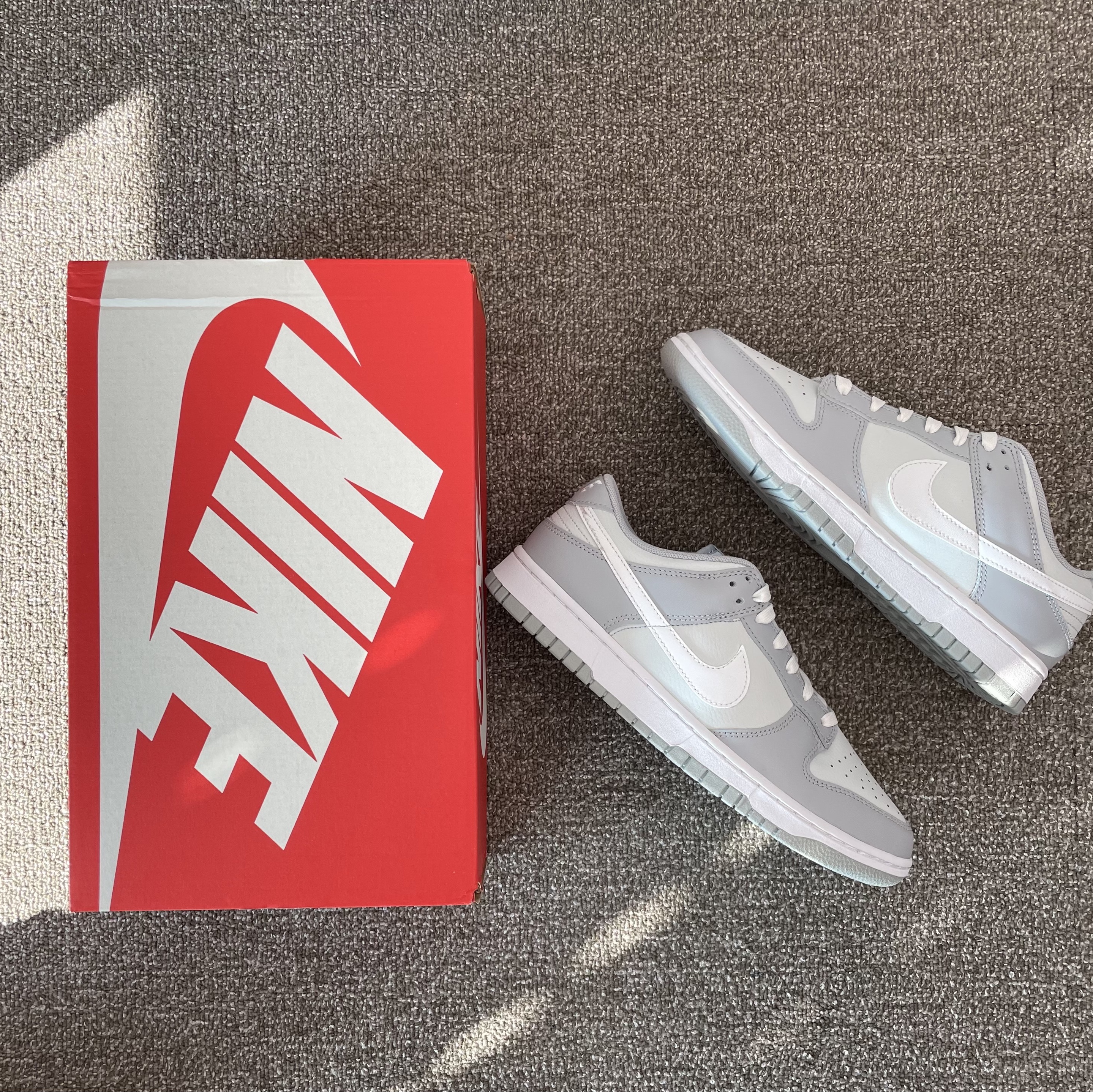 Nike Dunk Low Retro Wolf Grey 착용 스타일