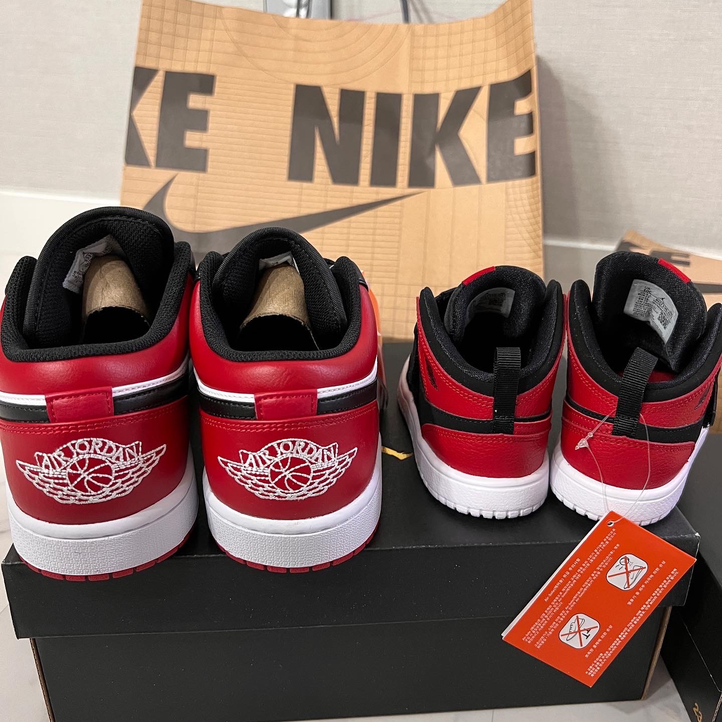 Jordan 1 Low Bred Toe 착용 스타일 - 1