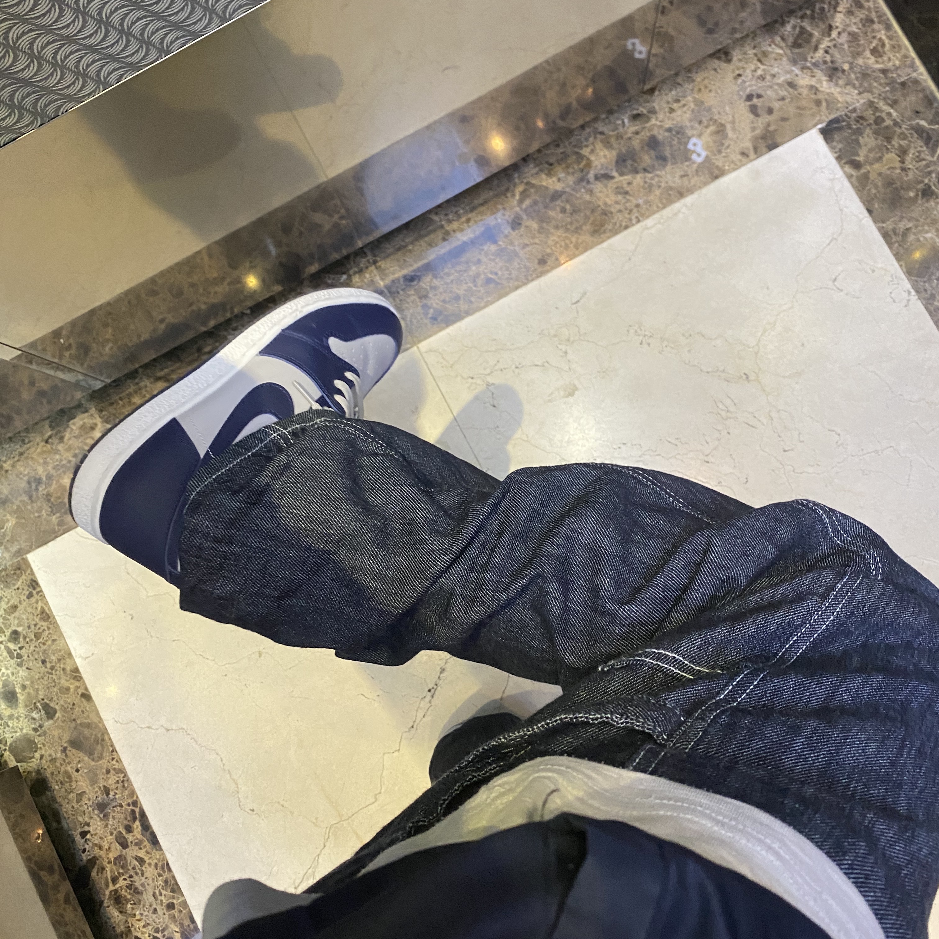 Jordan 1 High 85 College Navy 착용 스타일