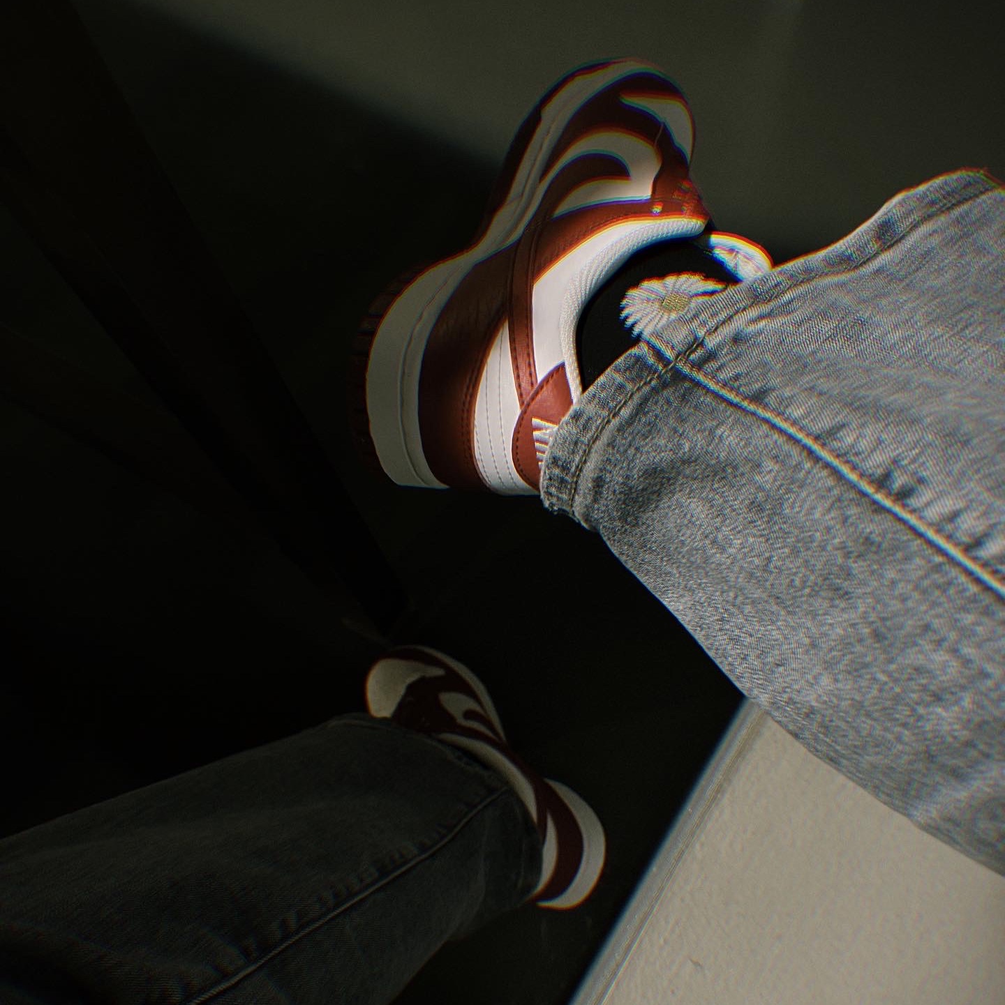 (W) Nike Dunk Low Next Nature Gym Red 착용 스타일