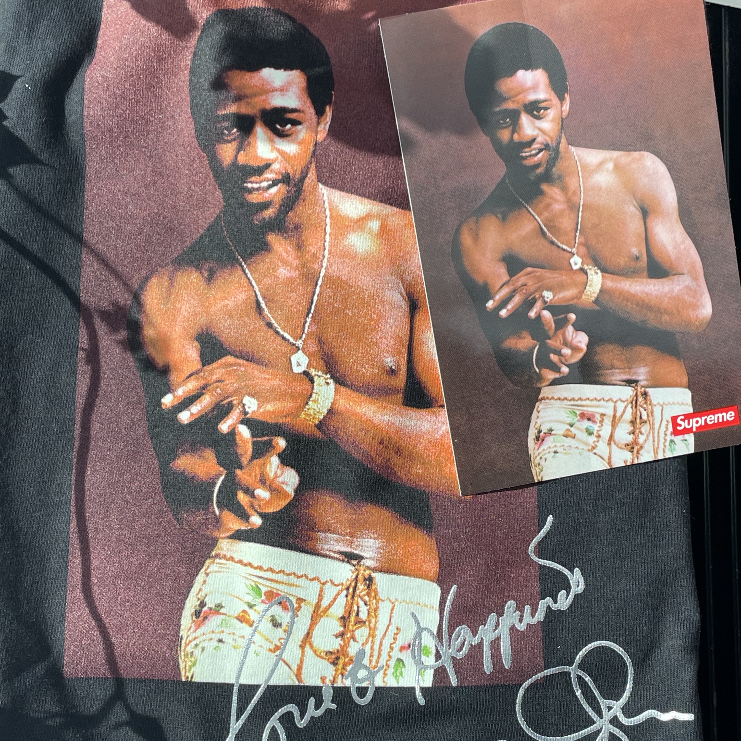 Supreme Al Green T-Shirt Black - 22SS 착용 스타일