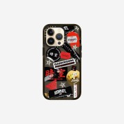 Casetify x Darkr8m Studio Sticker Impact iPhone Case Double Black