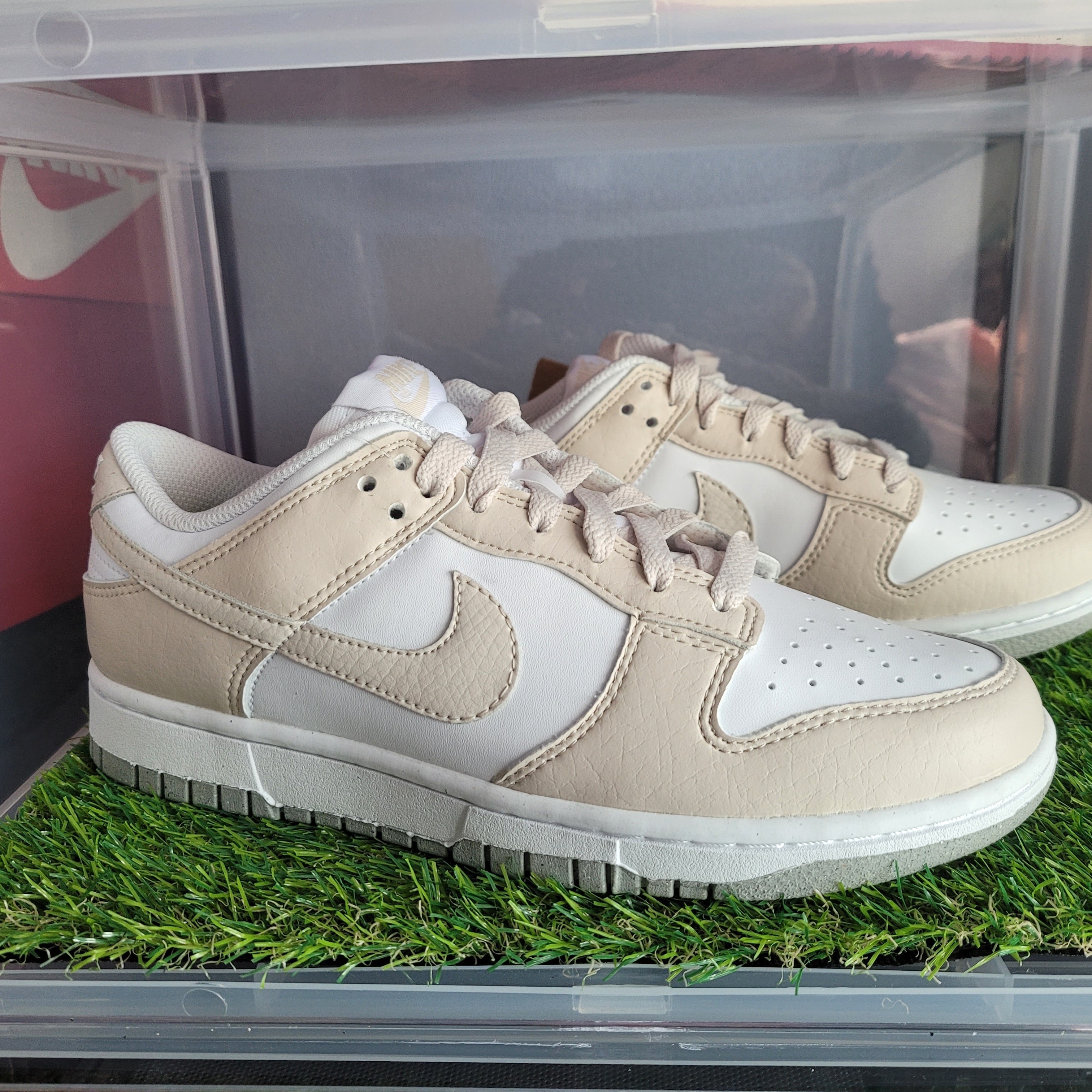 (W) Nike Dunk Low Next Nature Light Orewood Brown 착용 스타일