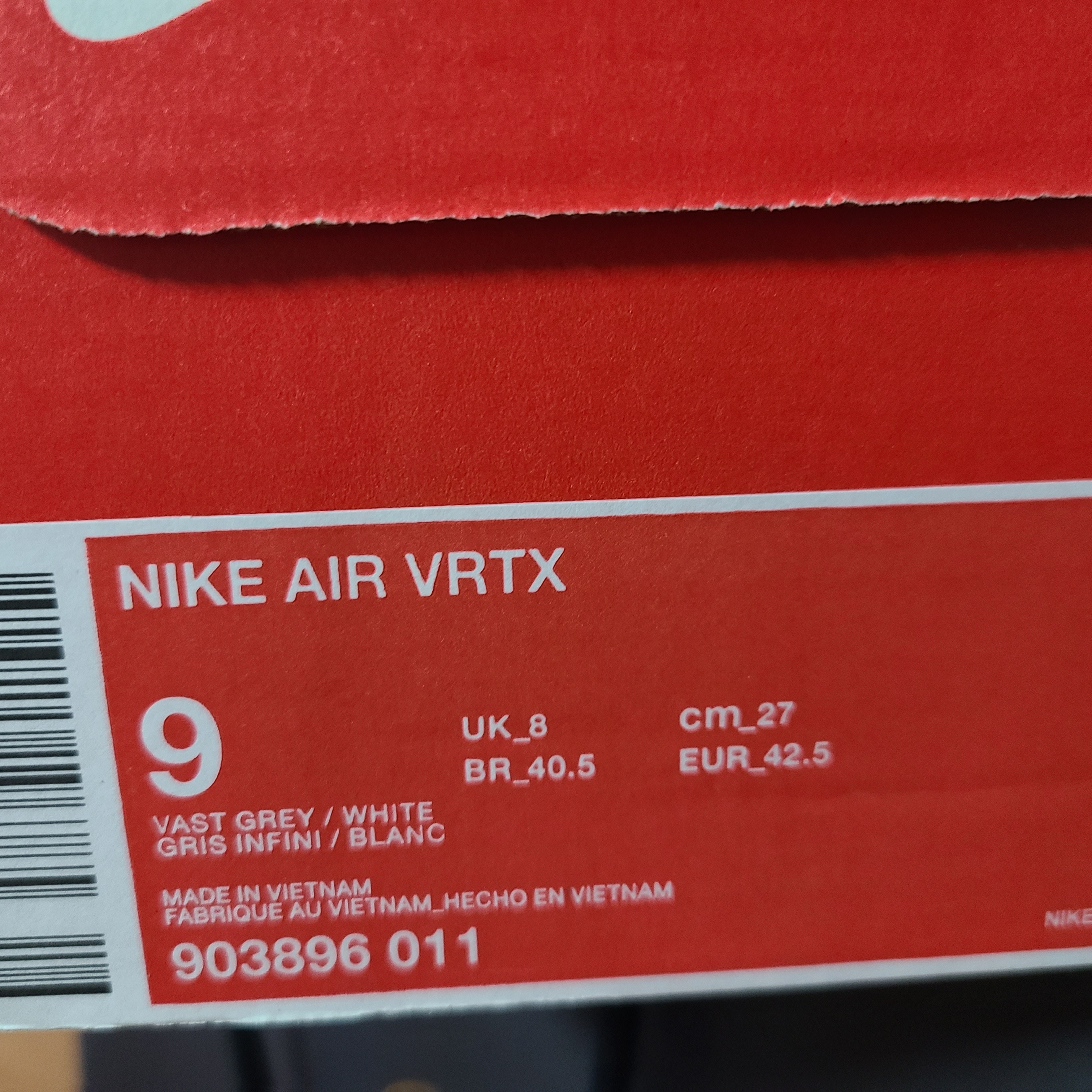 Nike Air Vortex Vast Grey 착용 스타일 - 5