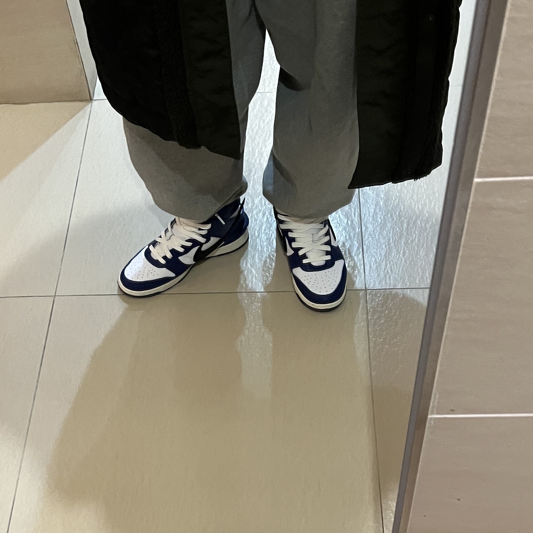 Nike x Ambush Dunk High Deep Royal Blue 착용 스타일