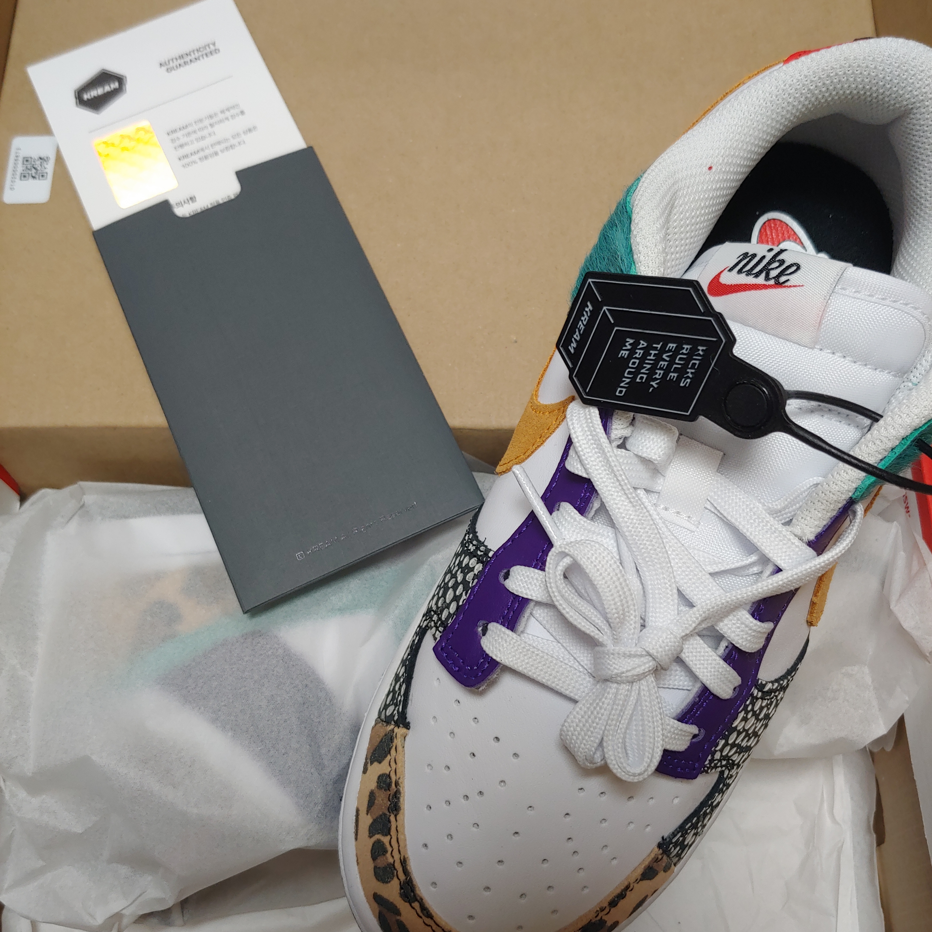 (W) Nike Dunk Low SE Patchwork 착용 스타일 - 3
