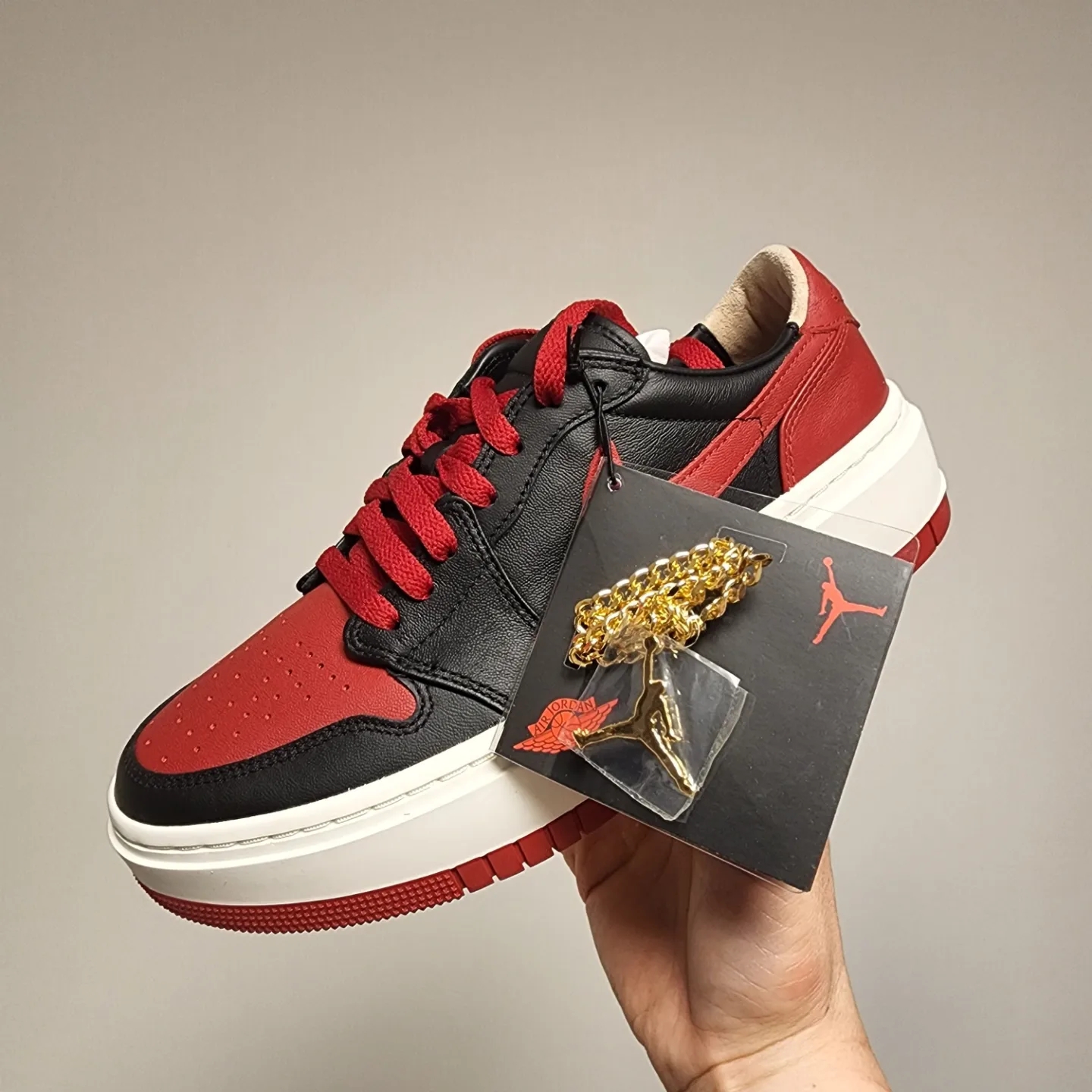 (W) Jordan 1 Elevate Low SE Bred 착용 스타일 - 1