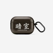 Casetify x Darkr8m Studio Silver Stitch Logo AirPods Pro Case TPU Black