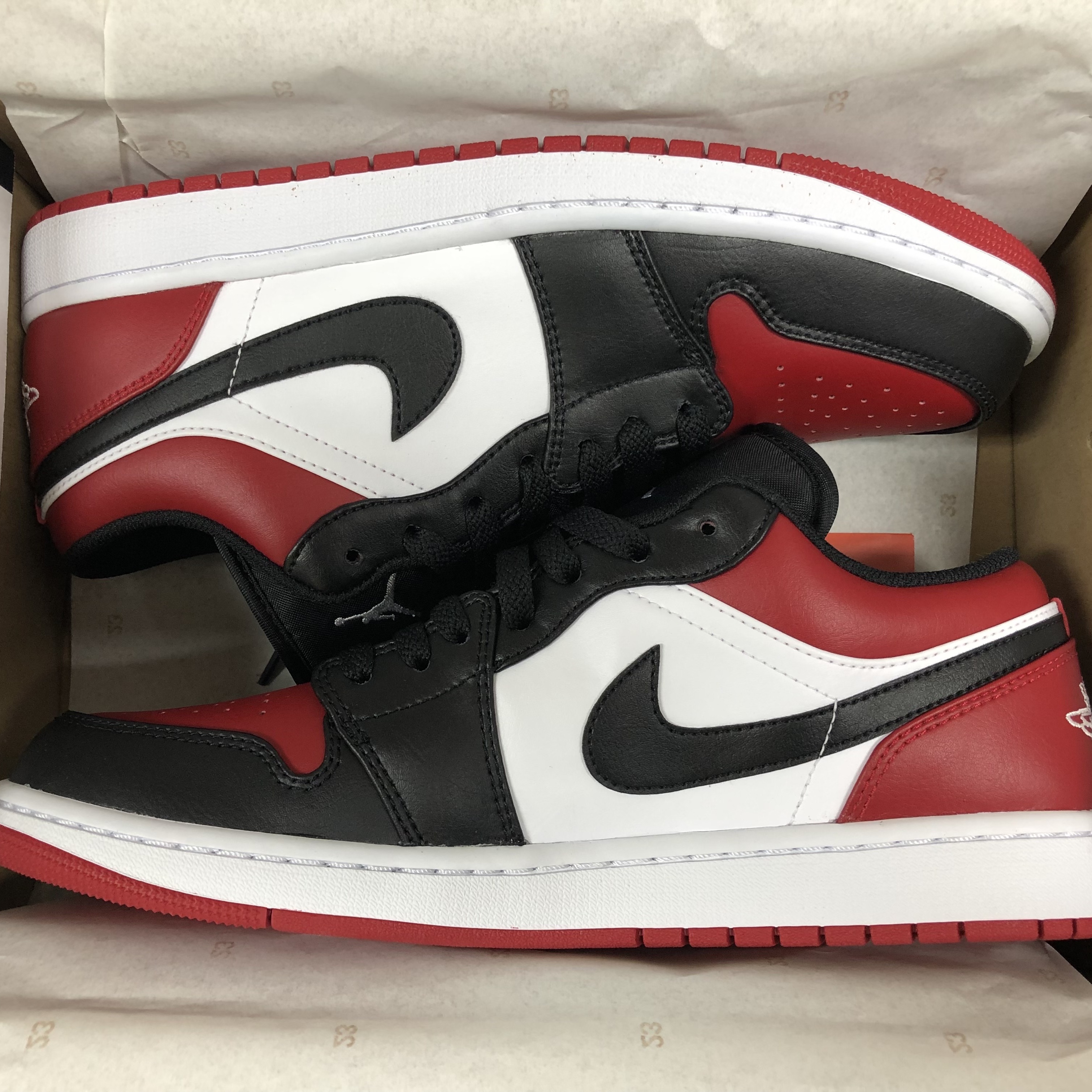 Jordan 1 Low Bred Toe 착용 스타일