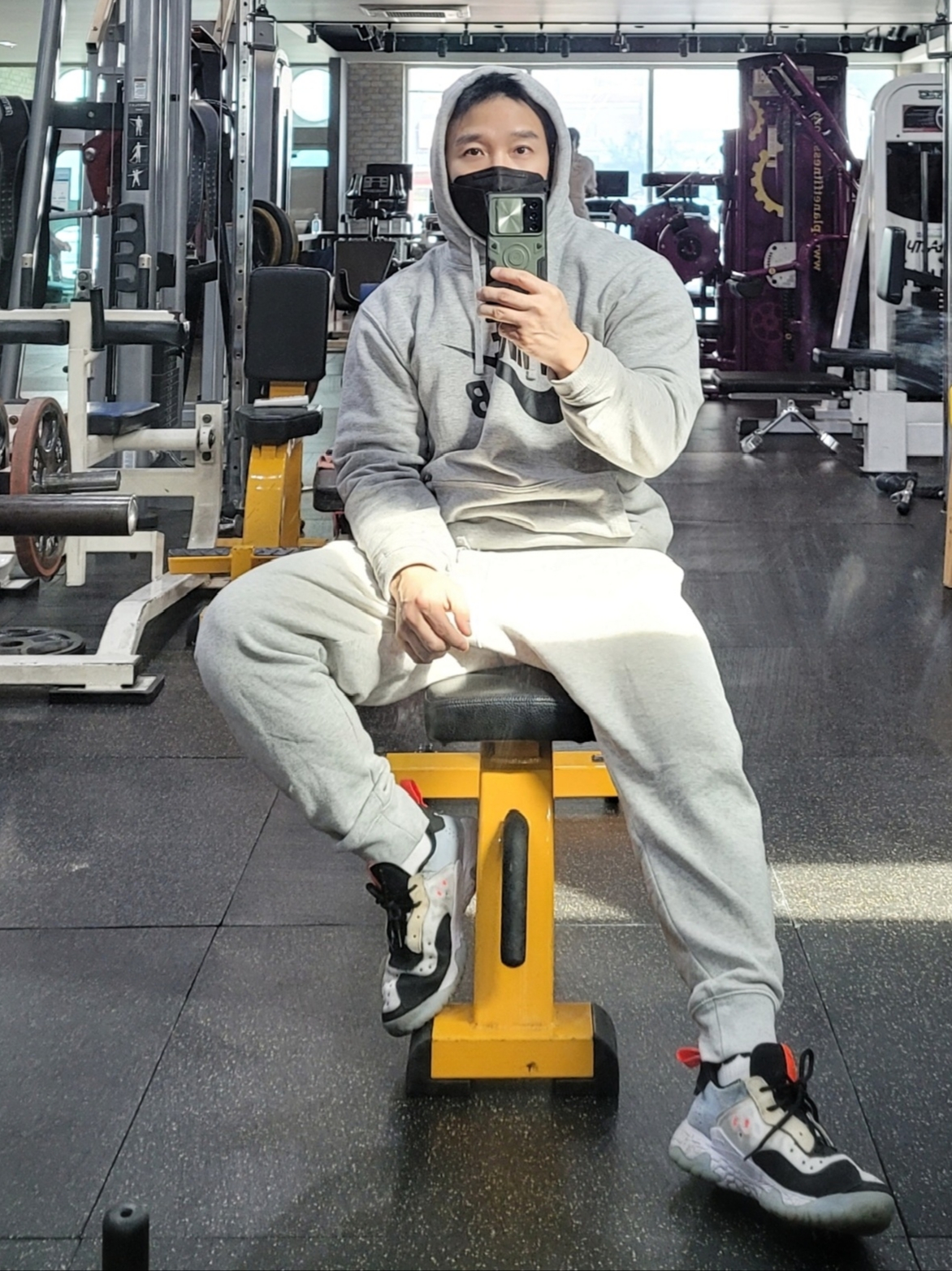 Jordan Delta 2 Thermo White 착용 스타일
