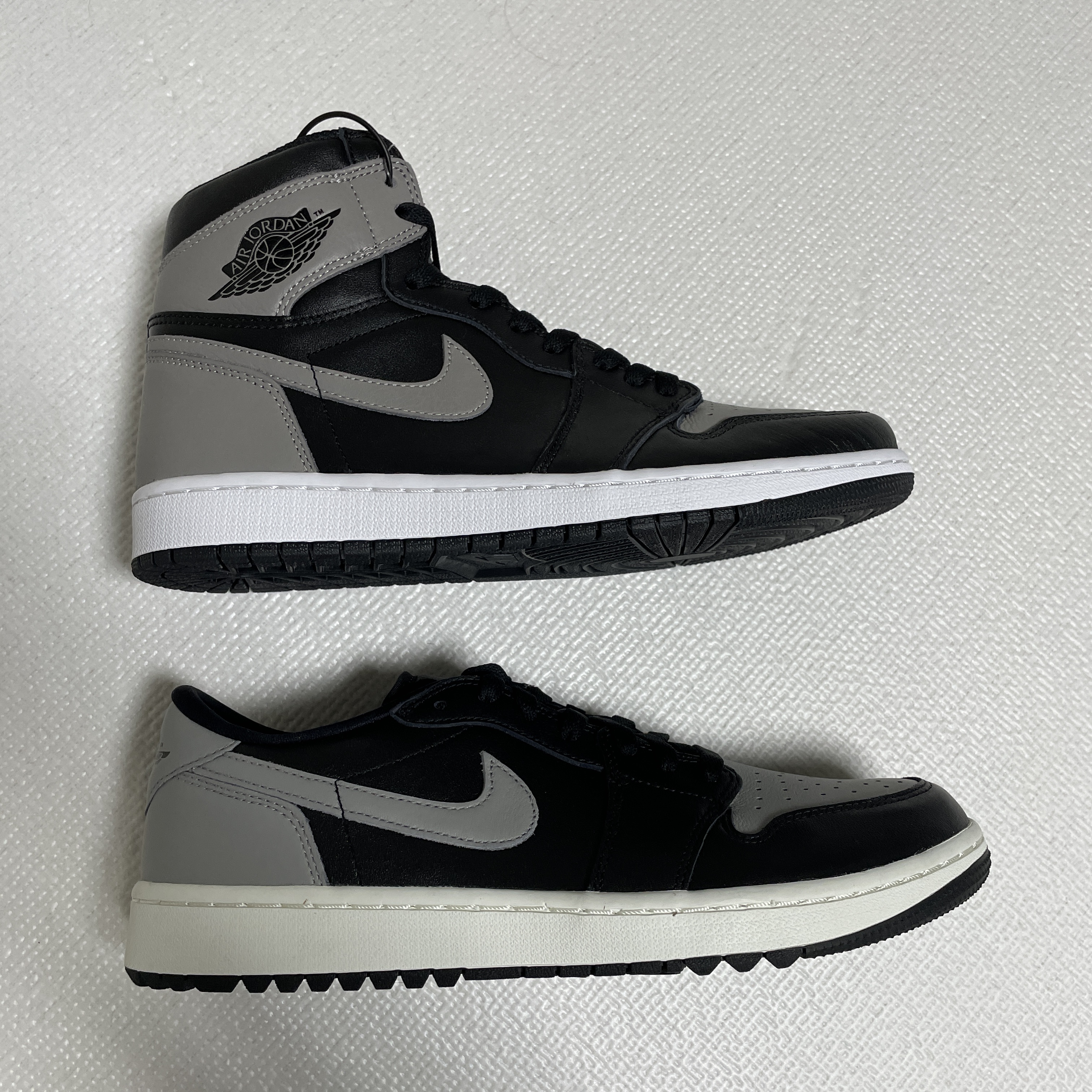 Jordan 1 Low Golf Shadow, Jordan 1 Retro High OG Shadow 2018 착용 스타일 - 2