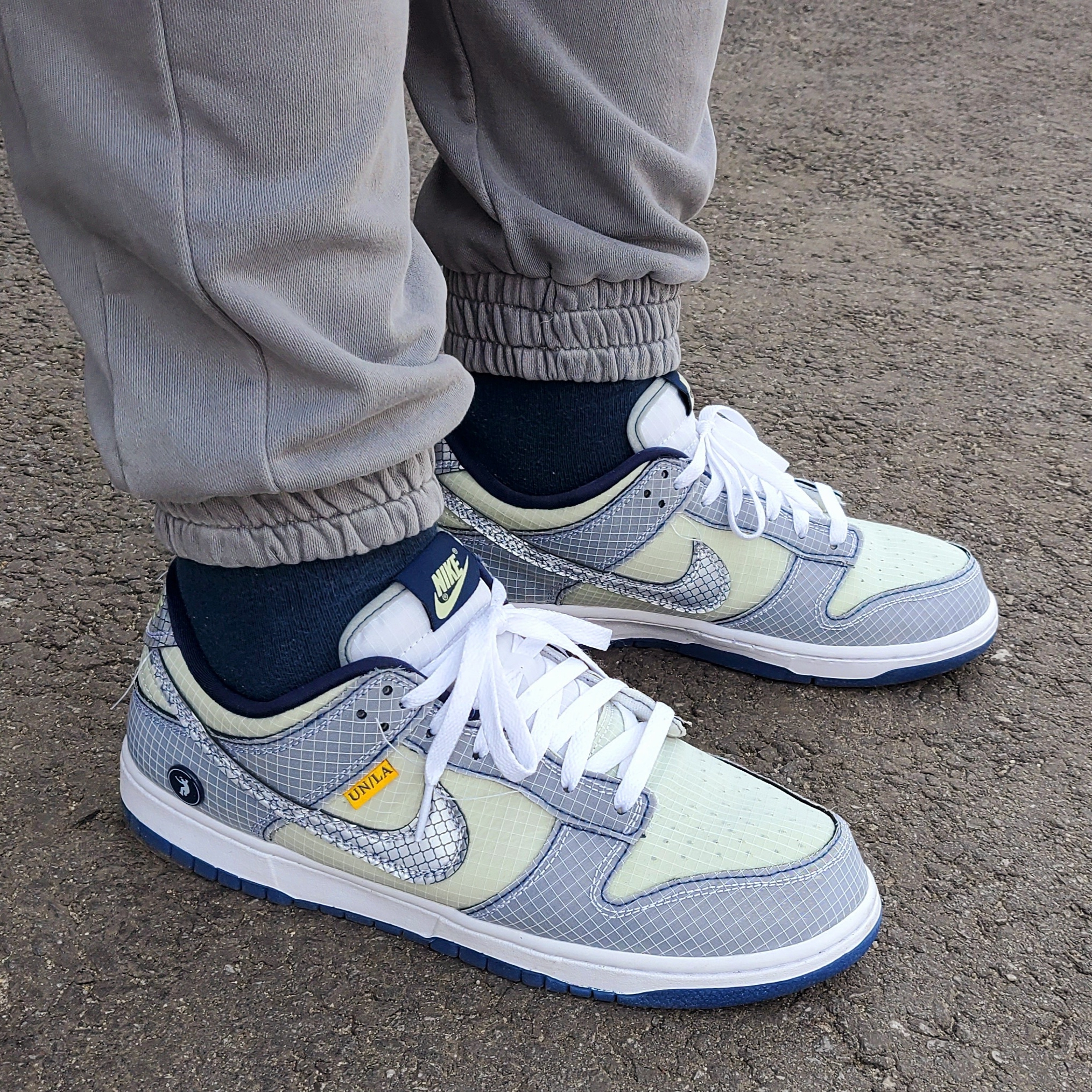 Nike x Union Dunk Low Passport Pack Pistachio 착용 스타일 - 1
