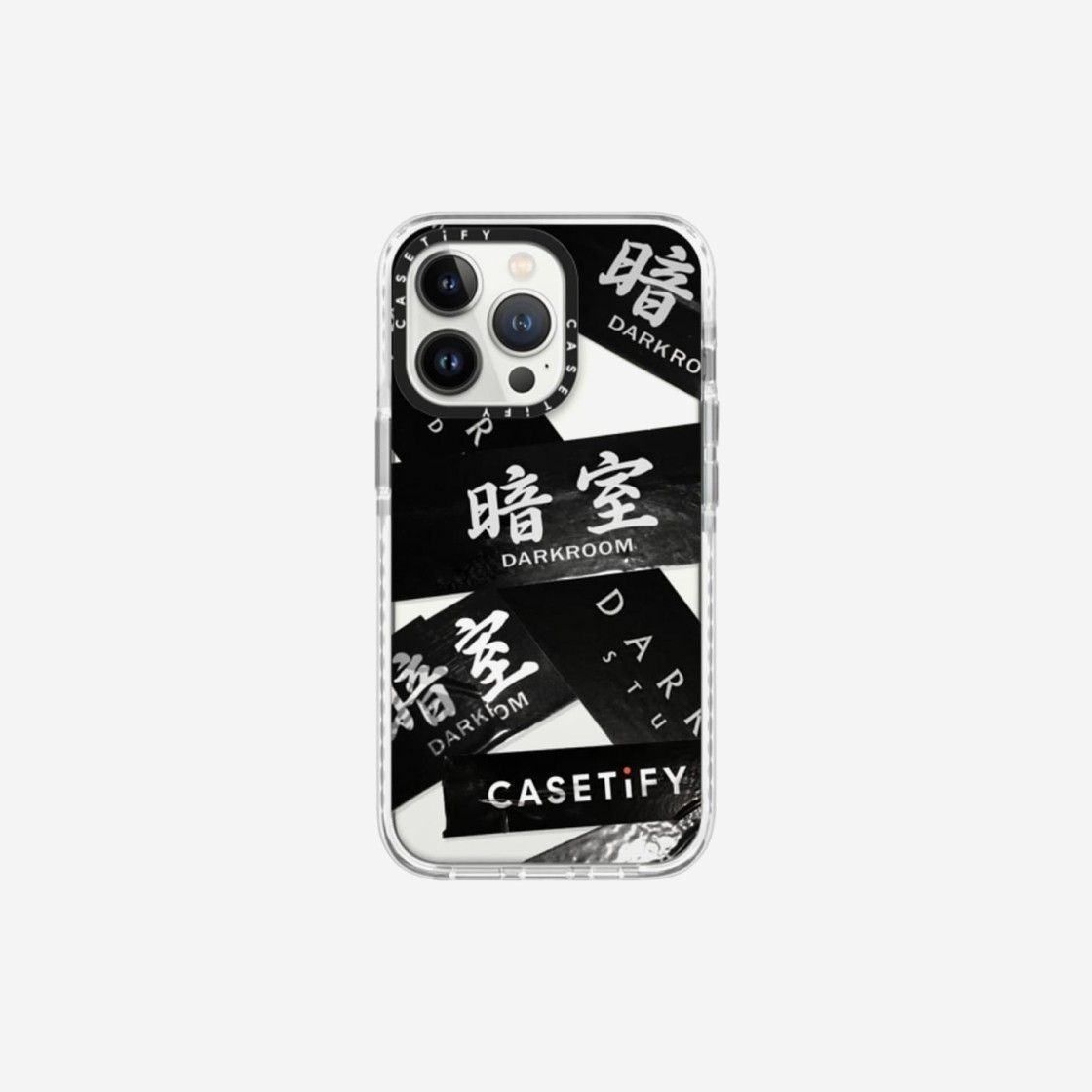 Casetify x Darkr8m Studio Tape Impact iPhone Case Clear Frost White 상세 이미지 1