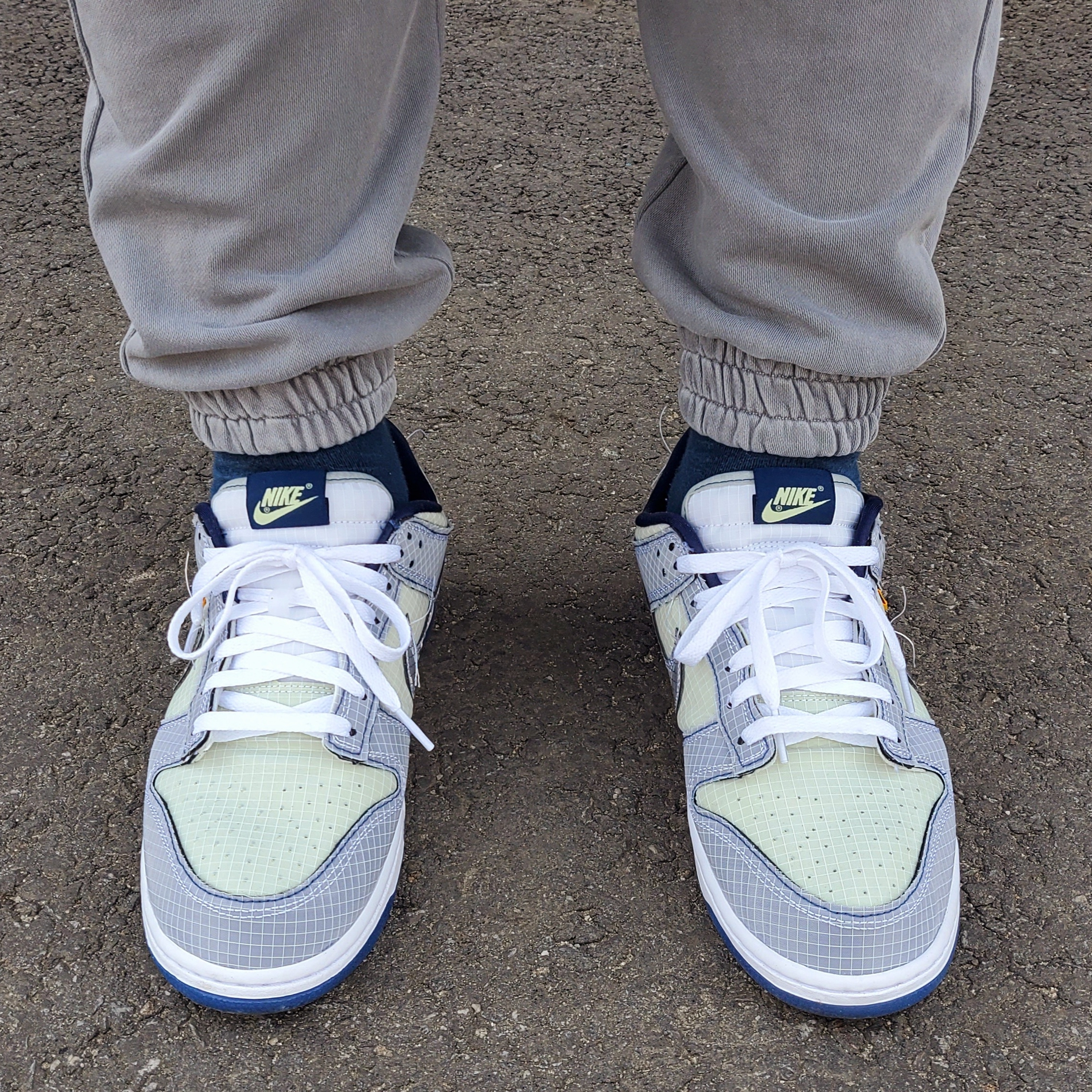Nike x Union Dunk Low Passport Pack Pistachio 착용 스타일 - 4