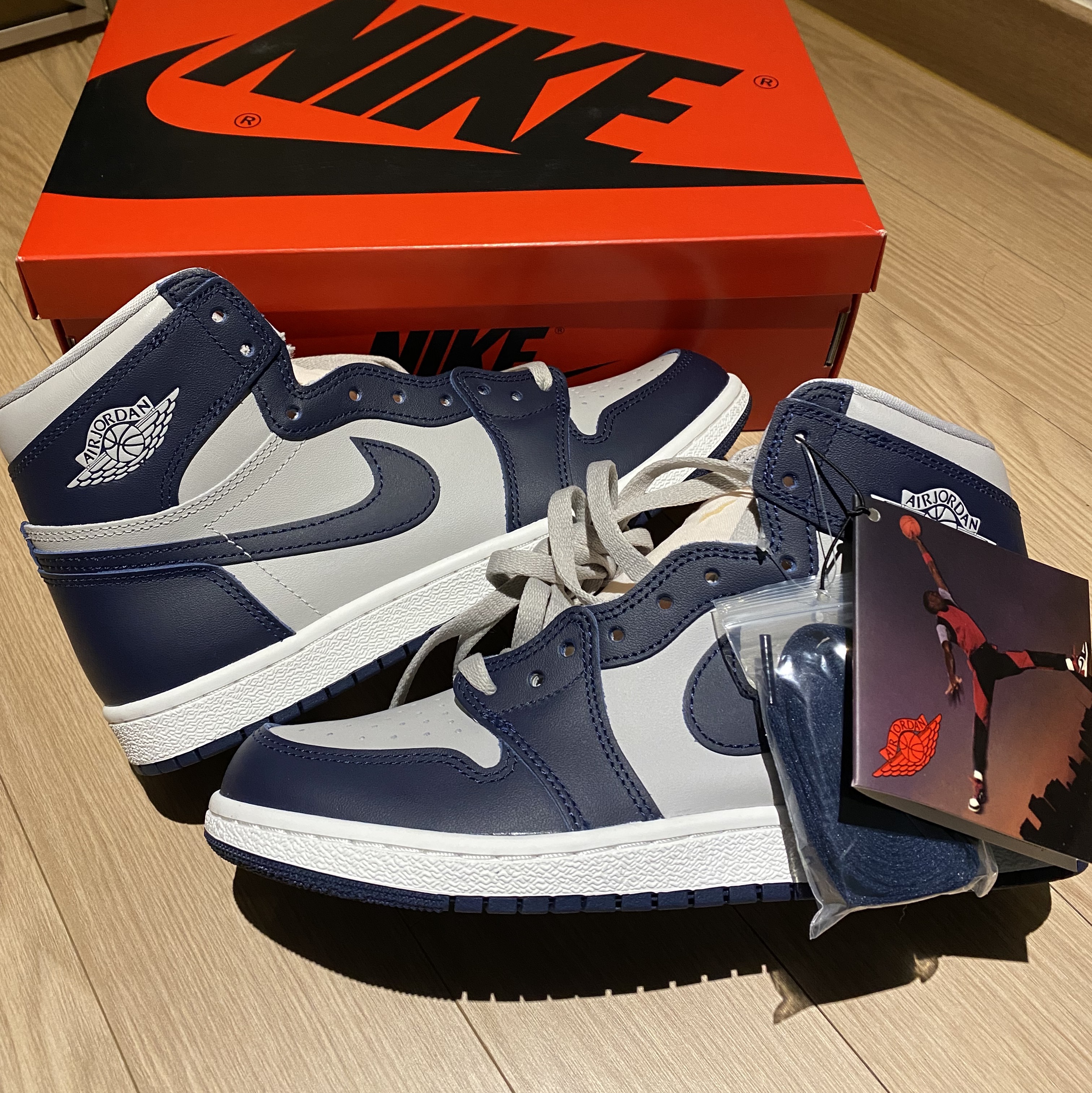 Jordan 1 High 85 College Navy 착용 스타일 - 2