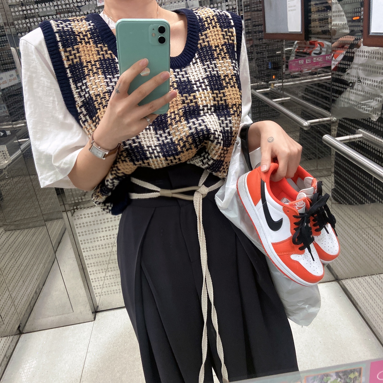 Jordan 1 Low OG Starfish, (W) Jordan 1 Low OG Starfish 착용 스타일