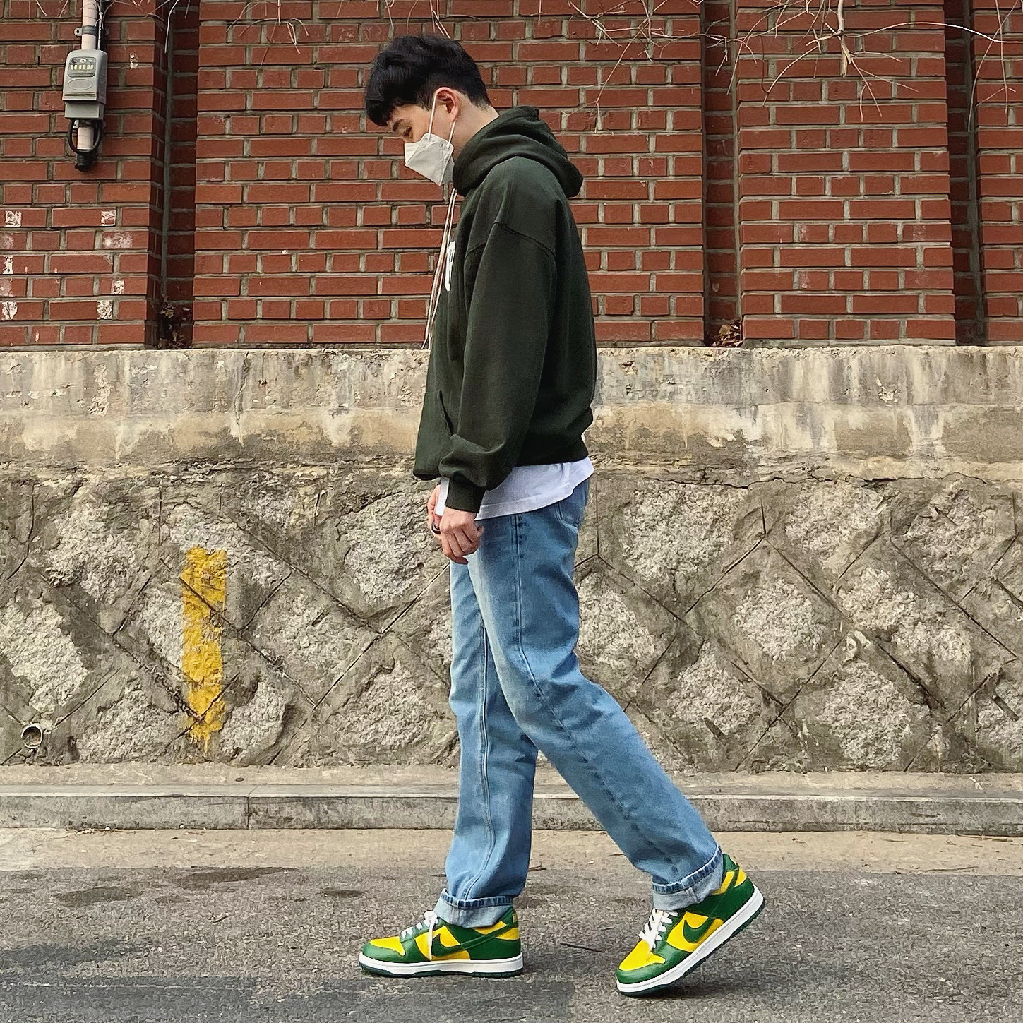 Nike Dunk Low SP Brazil 2020 착용 스타일 - 3
