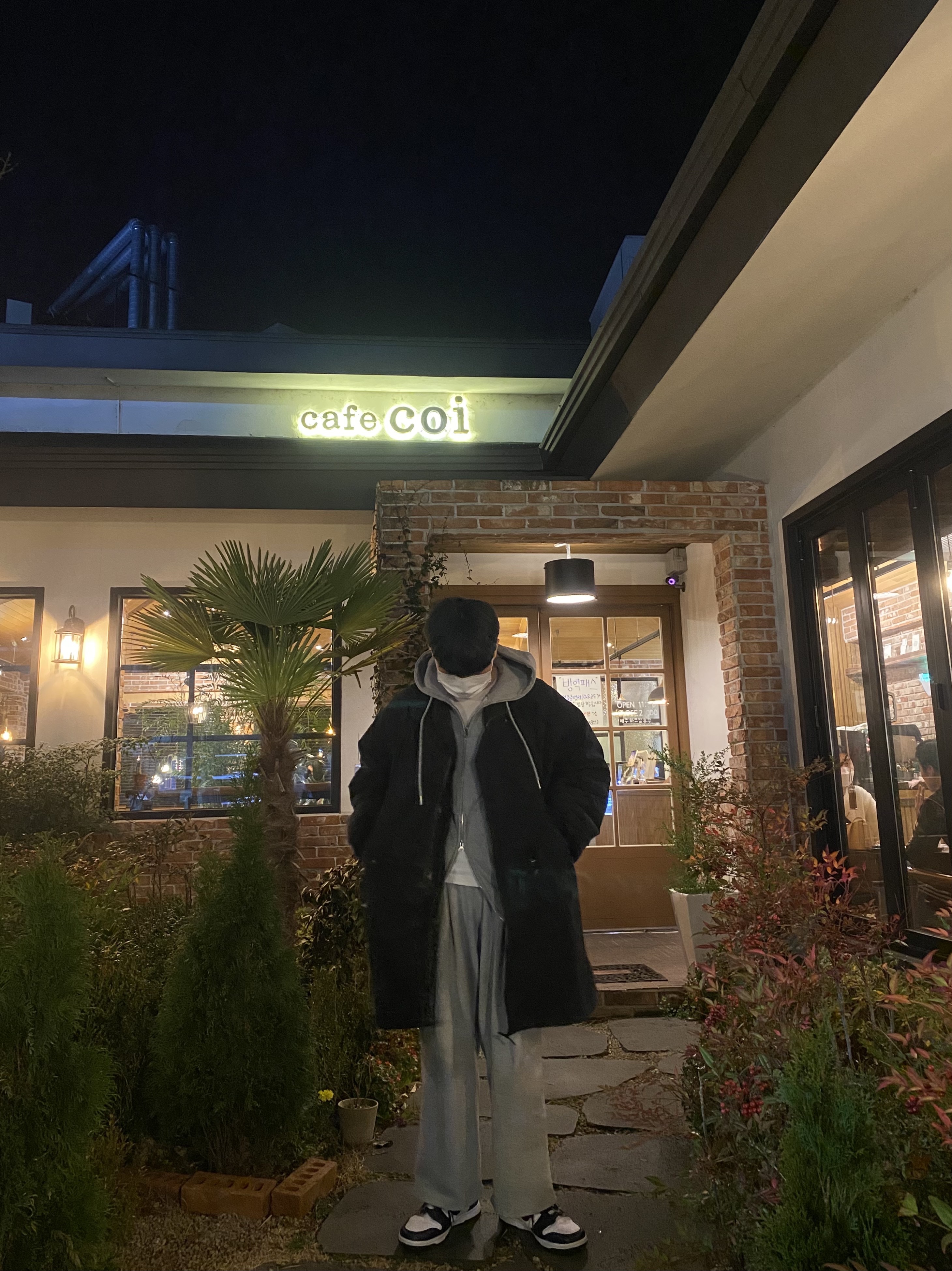 Nike Dunk High Retro Championship Navy 착용 스타일 - 2