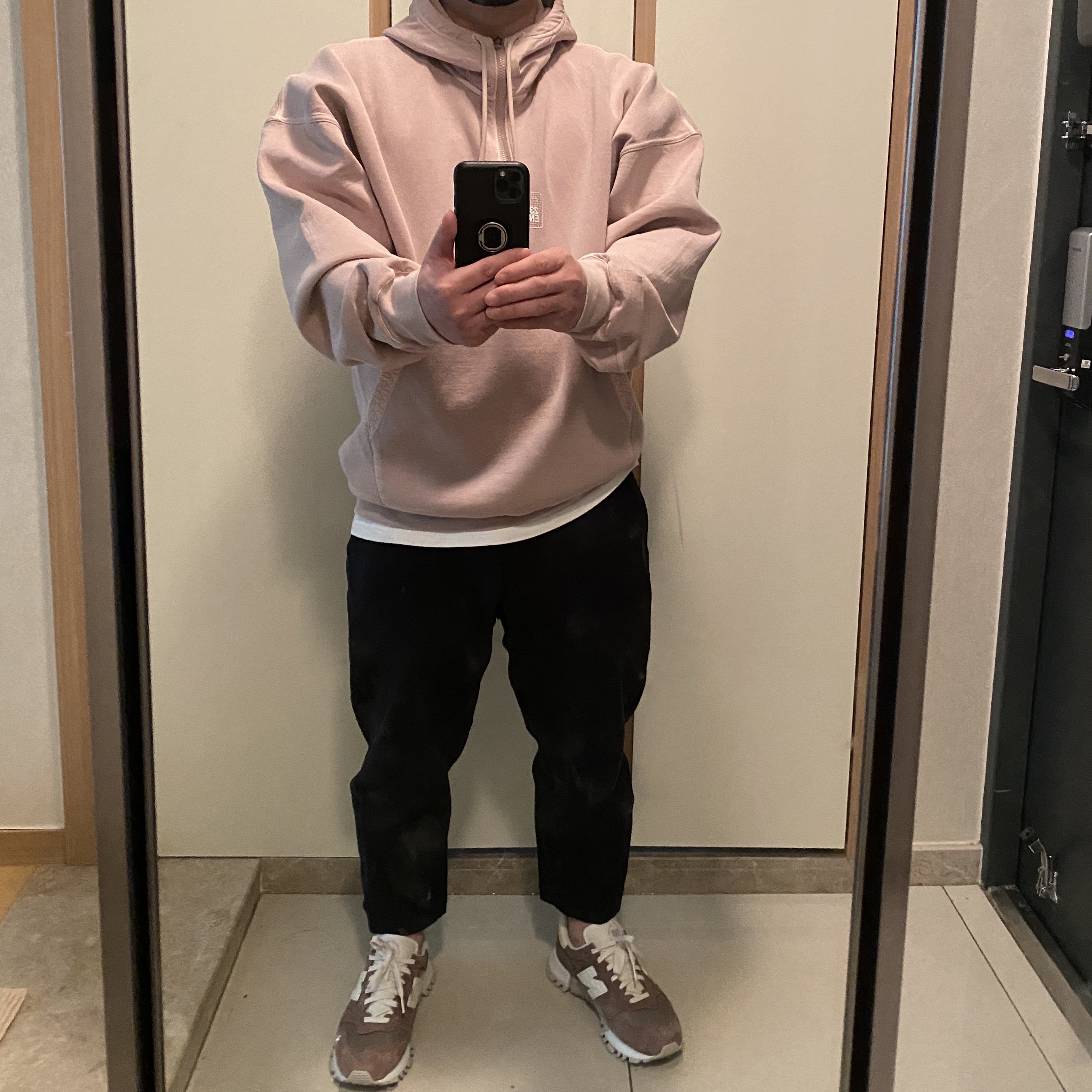 New Balance x Kith R_C 1300 10th Anniversary Antler 착용 스타일