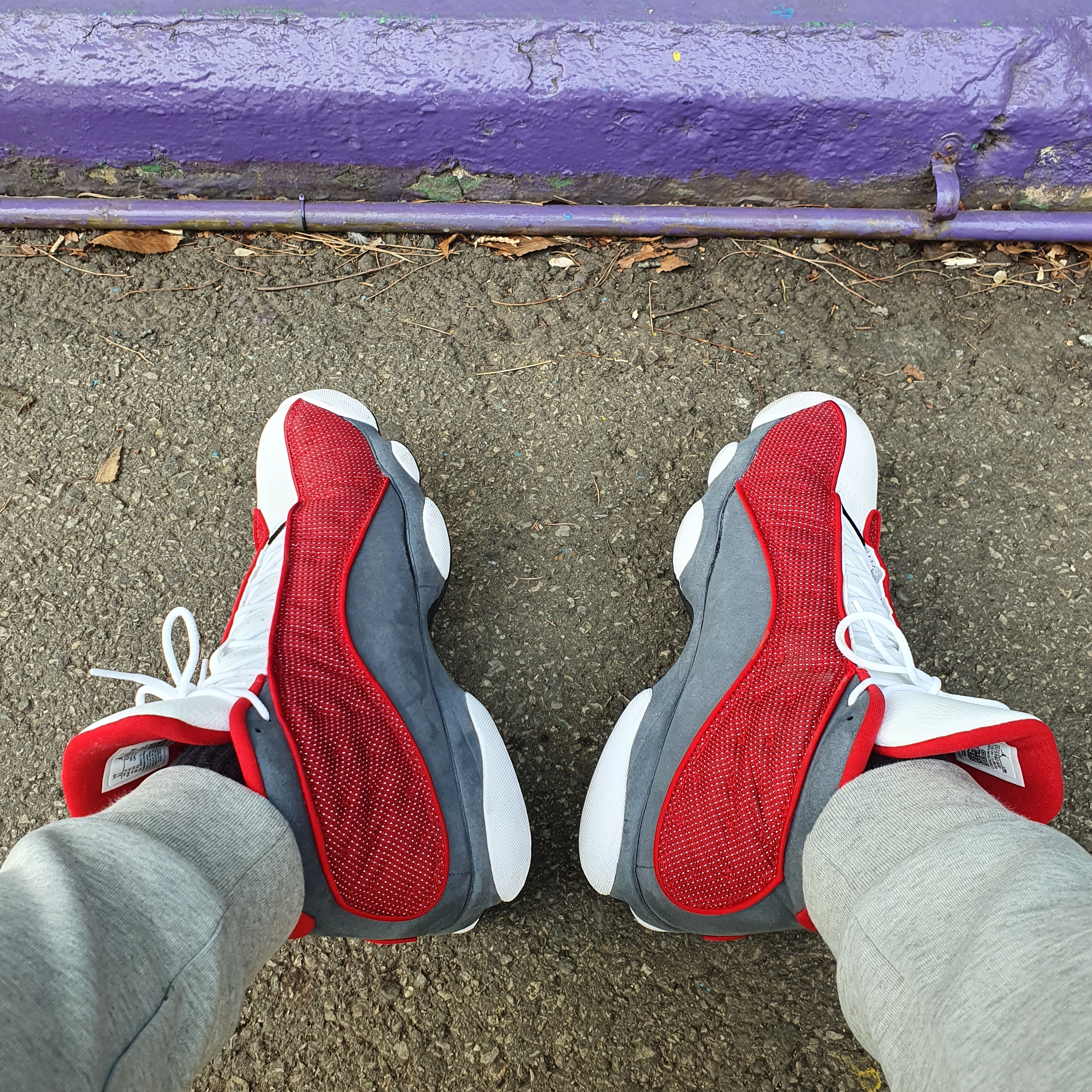 Jordan 13 Retro Gym Red Flint Grey 착용 스타일