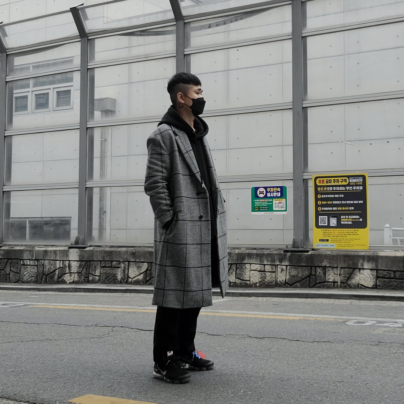 Nike x Off-White Air VaporMax V2 Black 착용 스타일