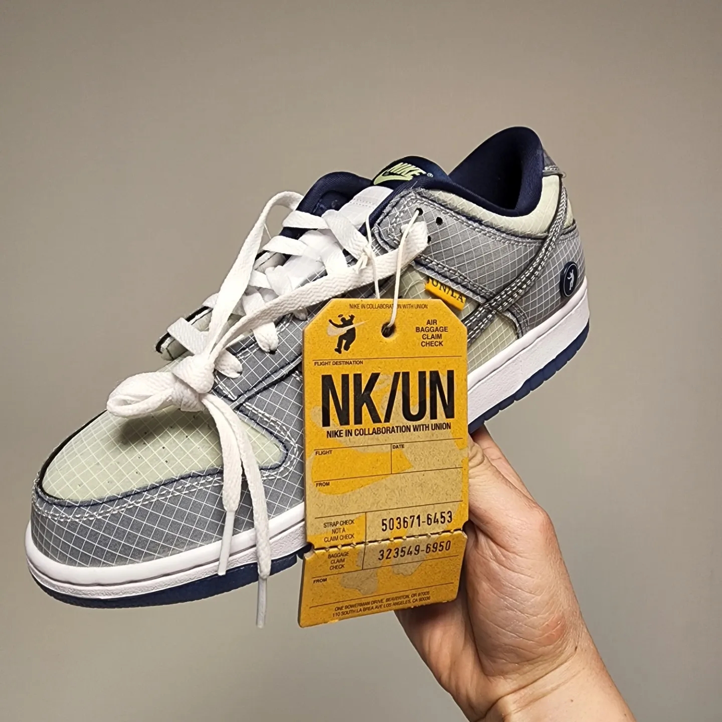 Nike x Union Dunk Low Passport Pack Pistachio 착용 스타일 - 1