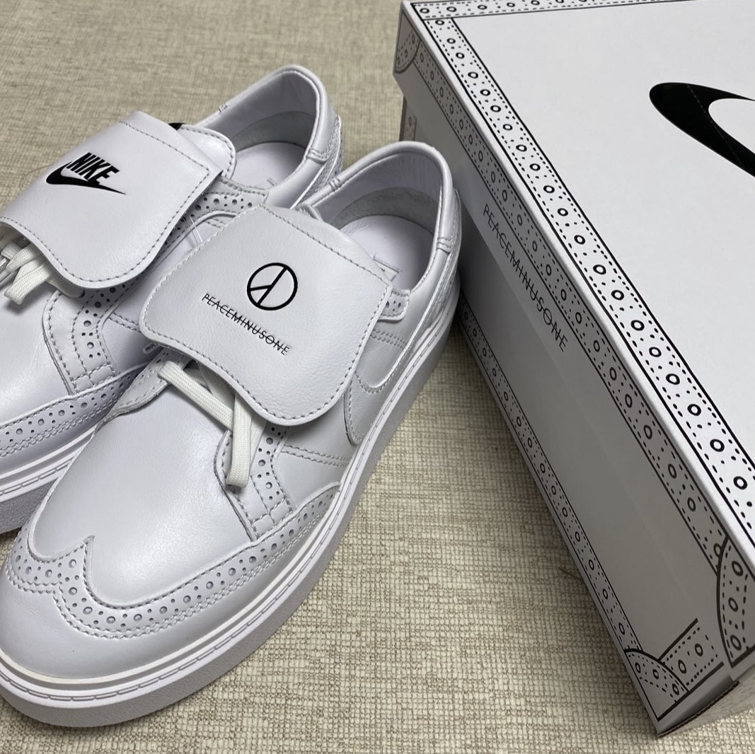 Nike x Peaceminusone Kwondo1 White 착용 스타일