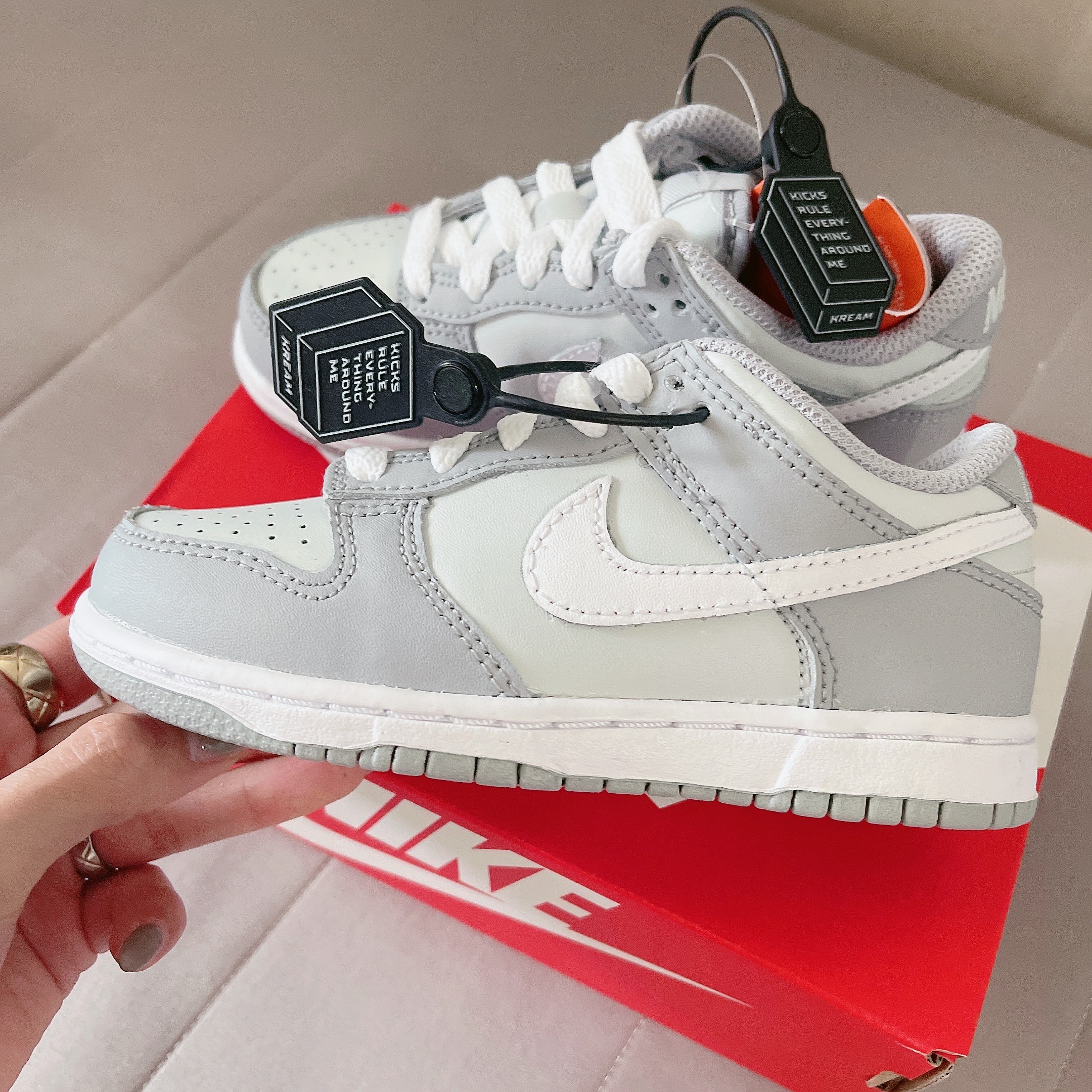 (PS) Nike Dunk Low Wolf Grey 착용 스타일